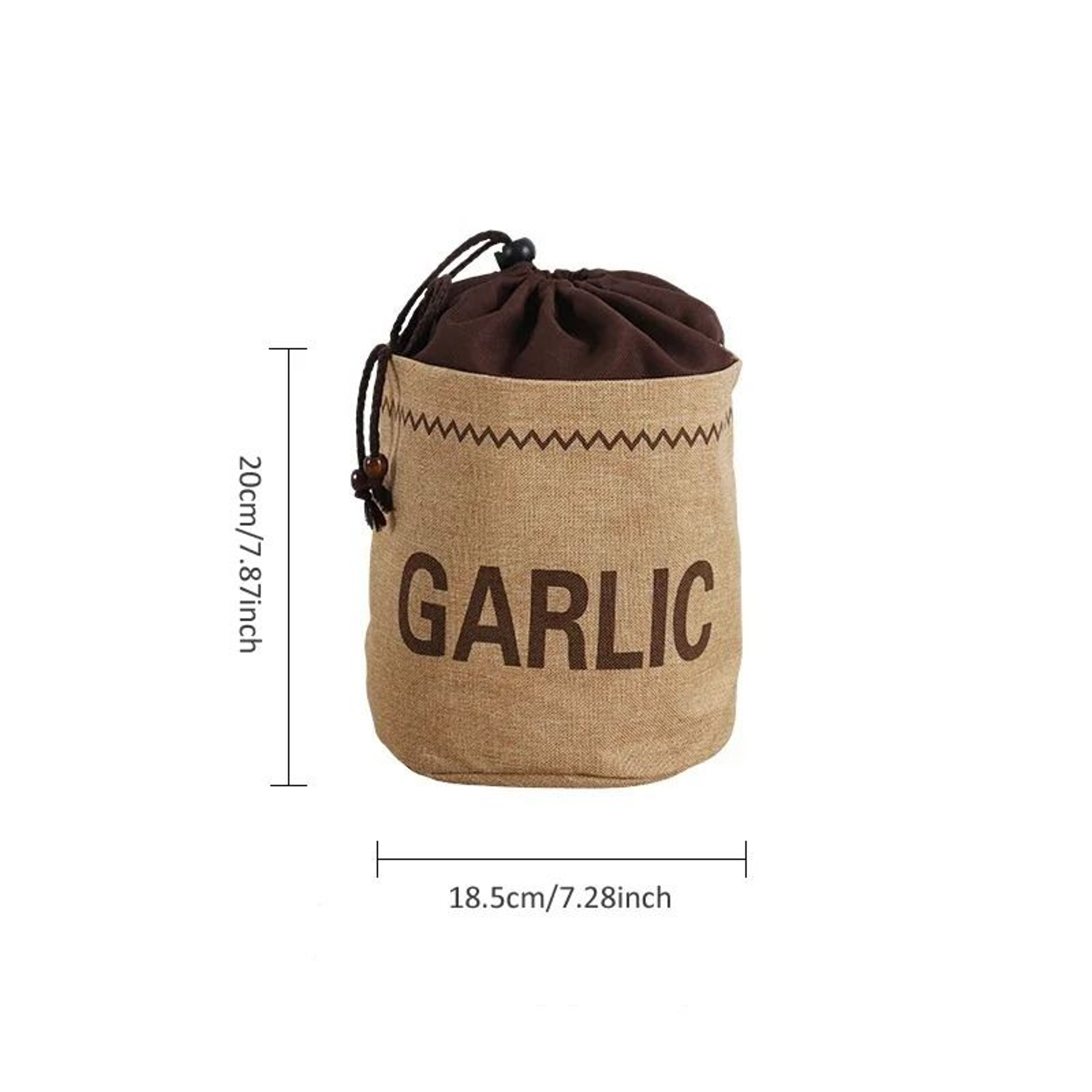 Kitchen Hessian Burlap Drawstring Storage Bag For Vegetables And Grains 6