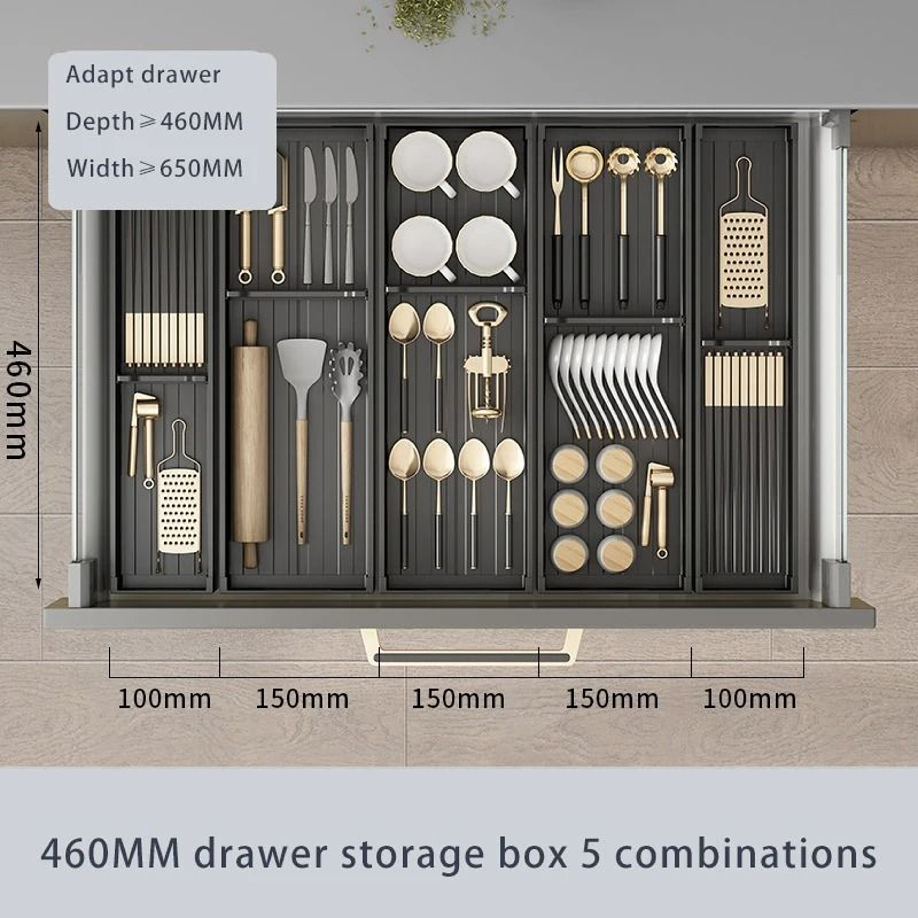 Adjustable Retractable Kitchen Dish Rack And Cabinet Drawer Drying Organizer 17