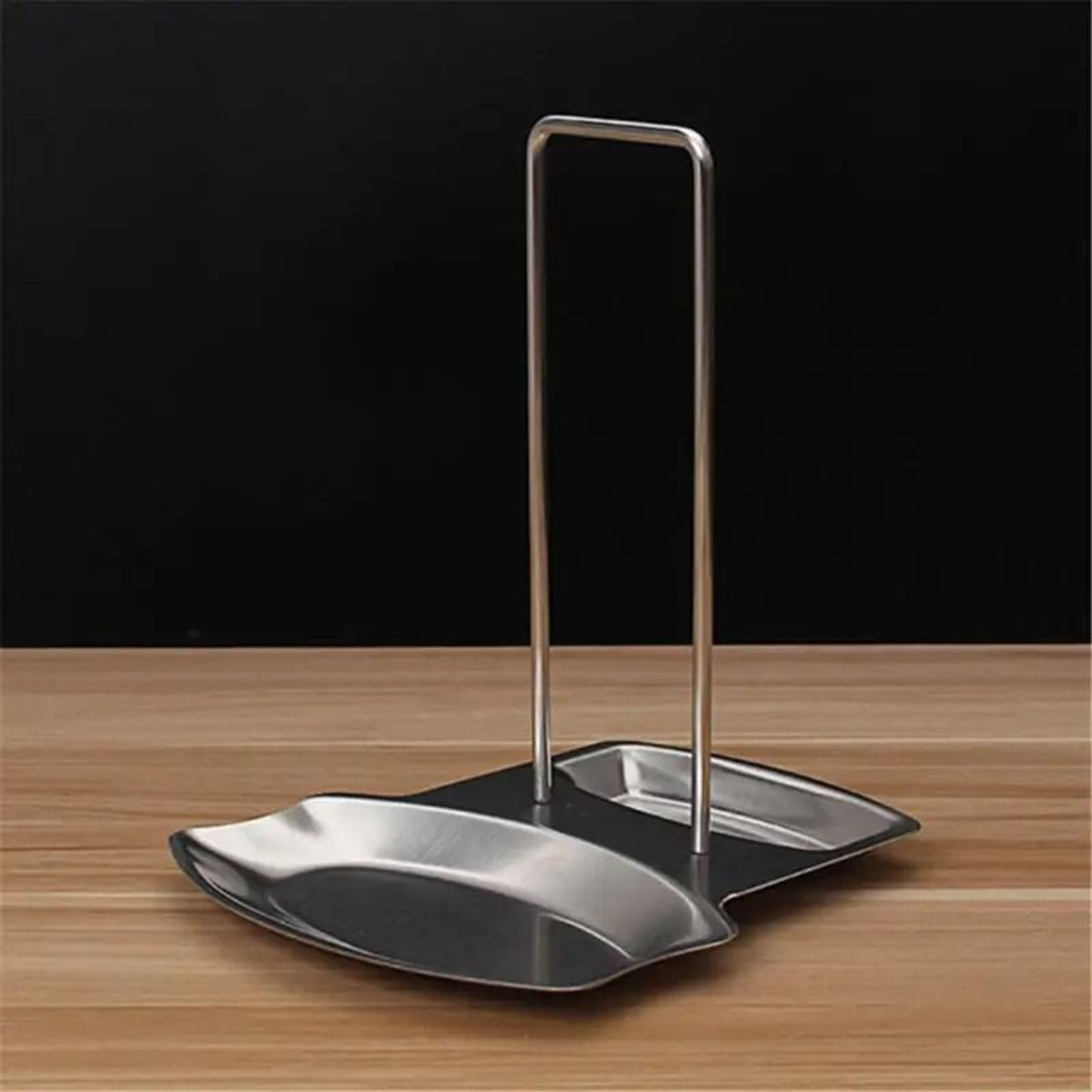 Stainless Steel Pot Lid Shelf And Countertop Spoon Rest Organizer 5