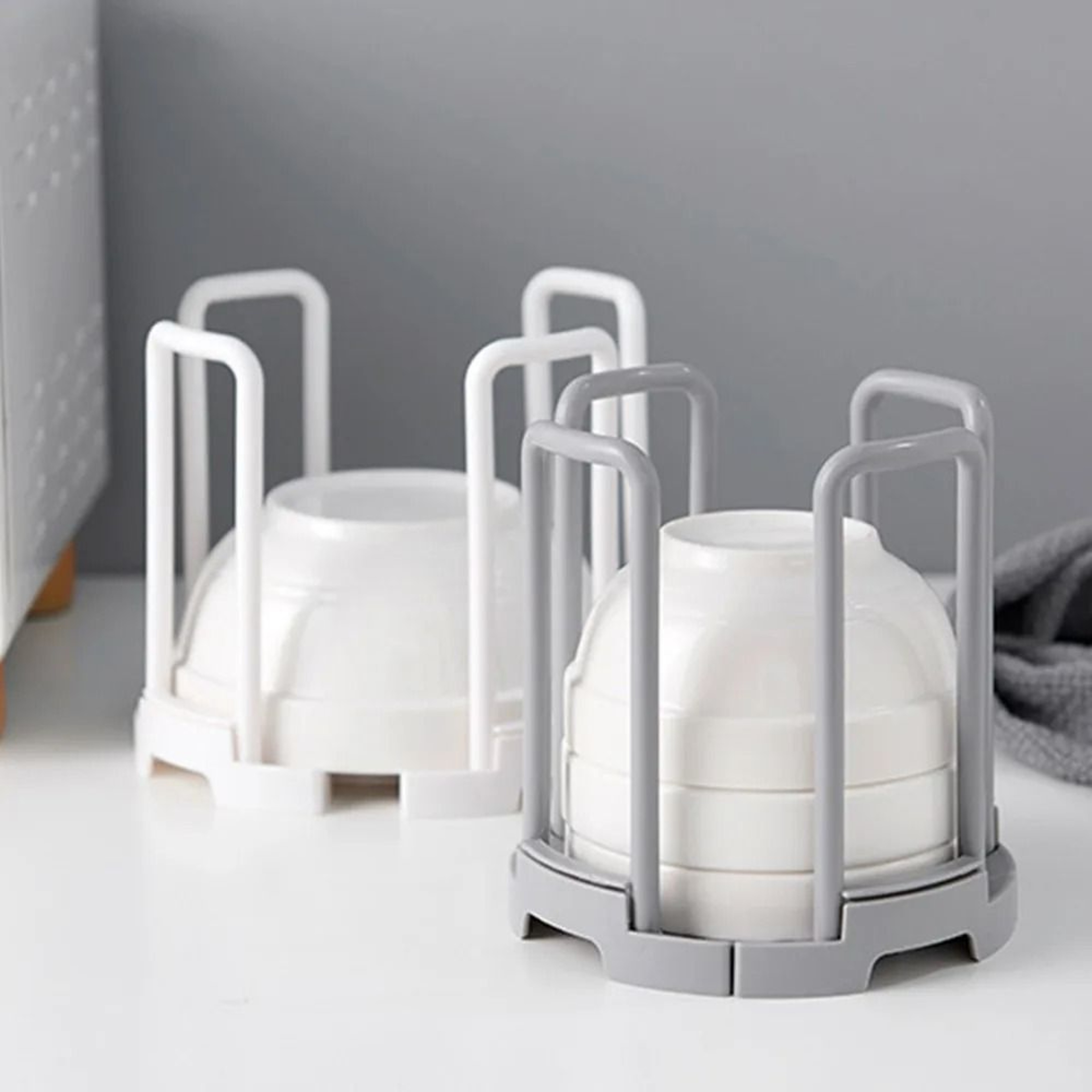 Retractable Desktop Bowl Holder  Drainage Rack 0