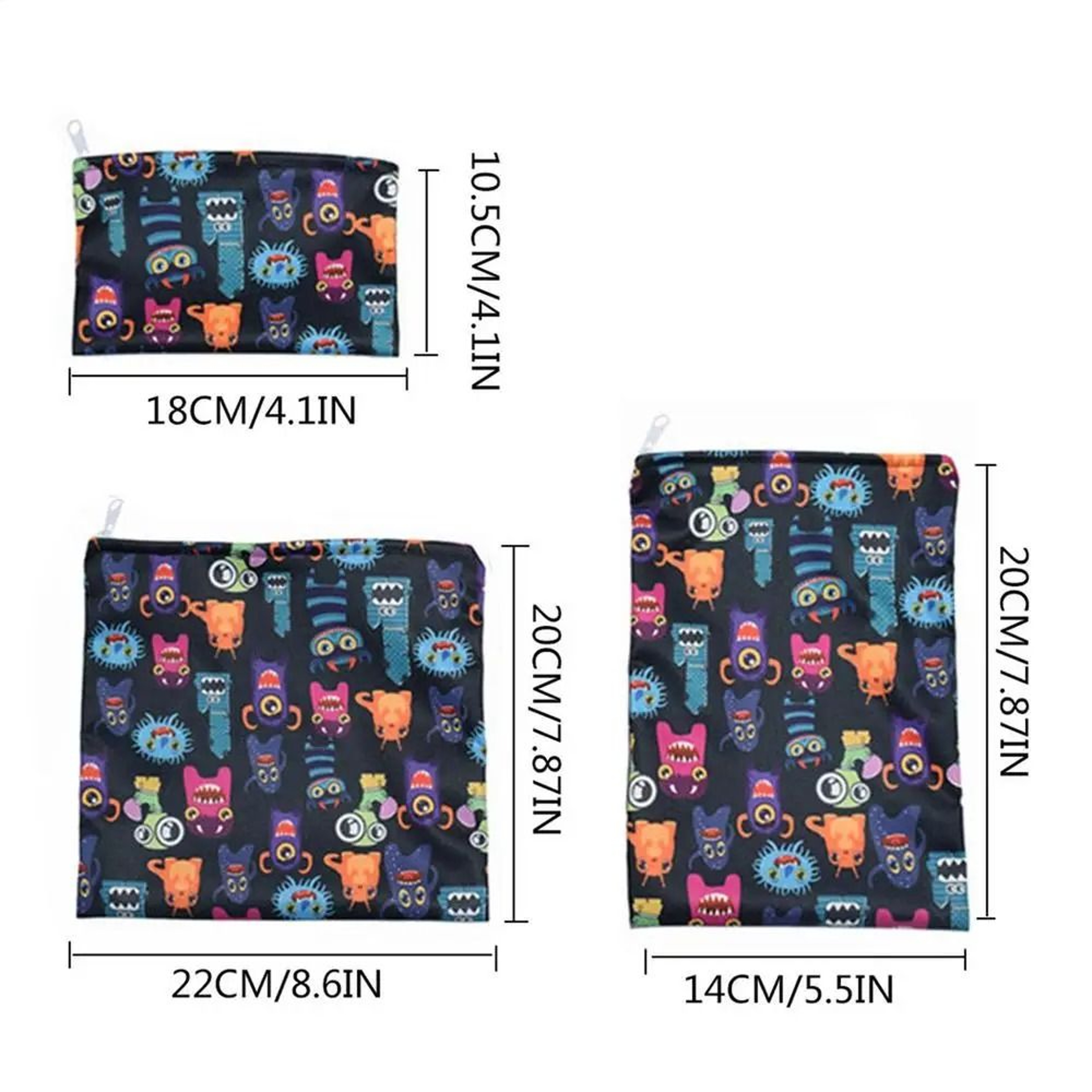 Reusable Food Storage  Leakproof Freezer Bag Set 7
