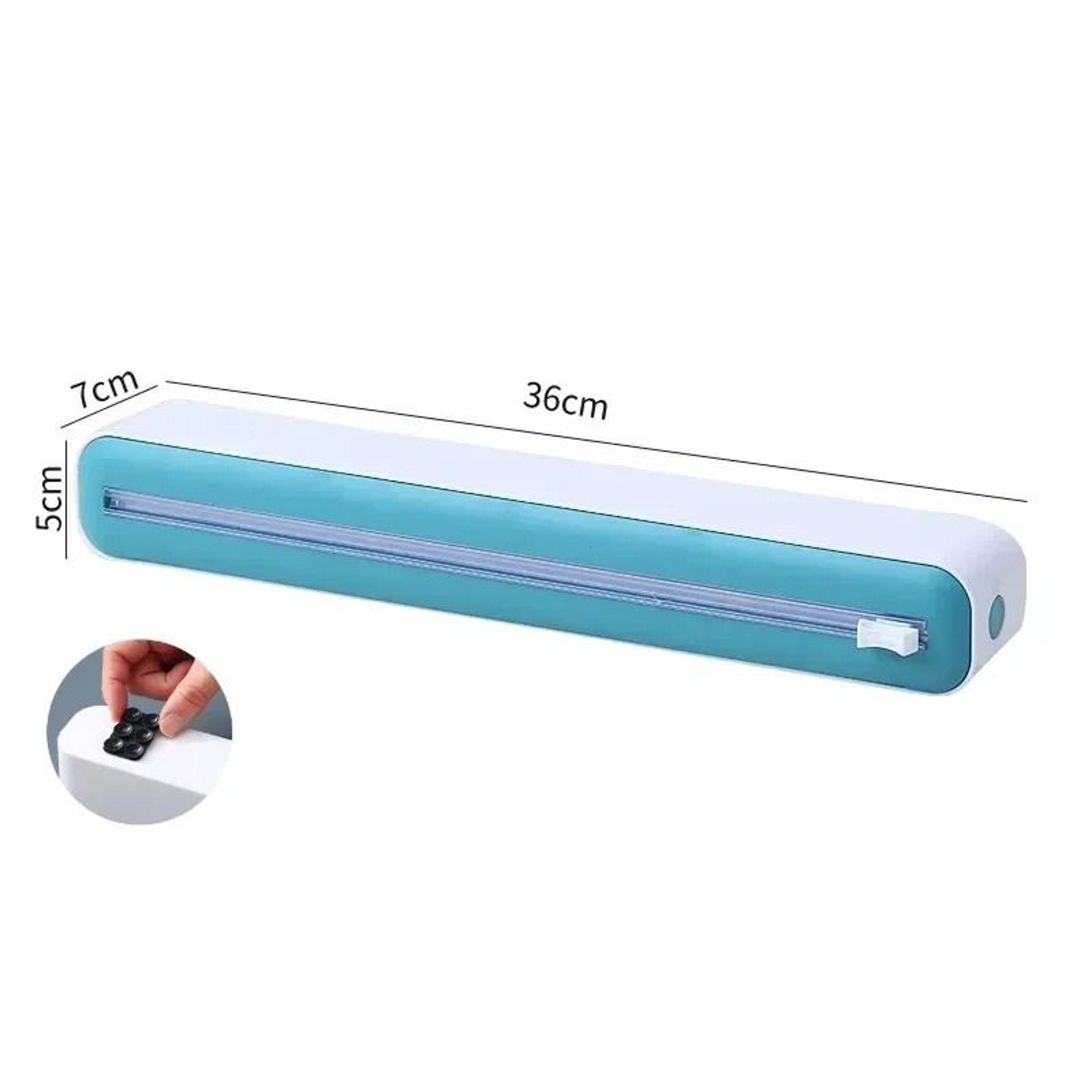 SuctionMount Cling Film  Plastic Wrap Cutter Box 8