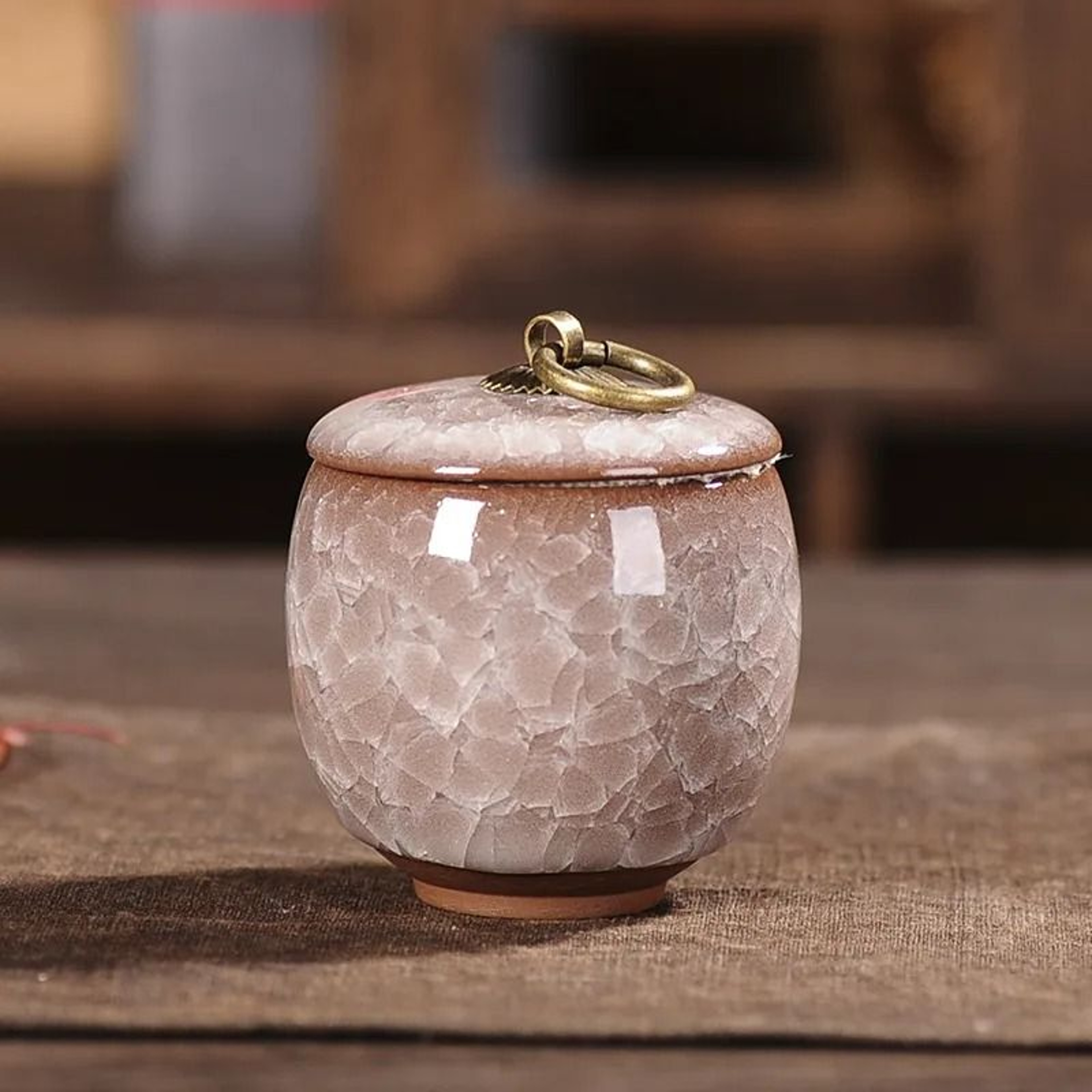 Miniature Ceramic Tea Coffee  Sugar Storage Jar 8