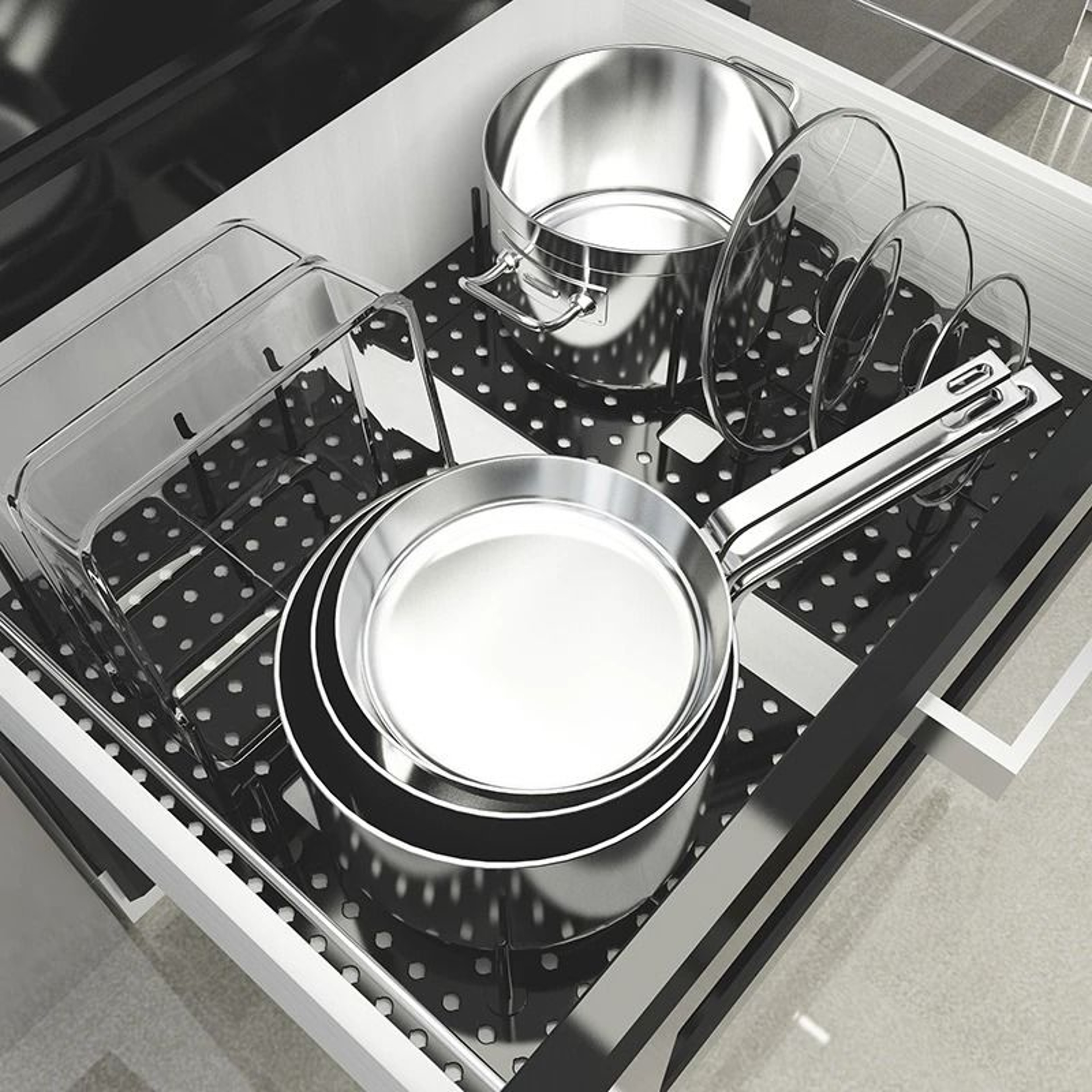 Premium MultiTier Kitchen Dish Drying Rack  Drainage System 5