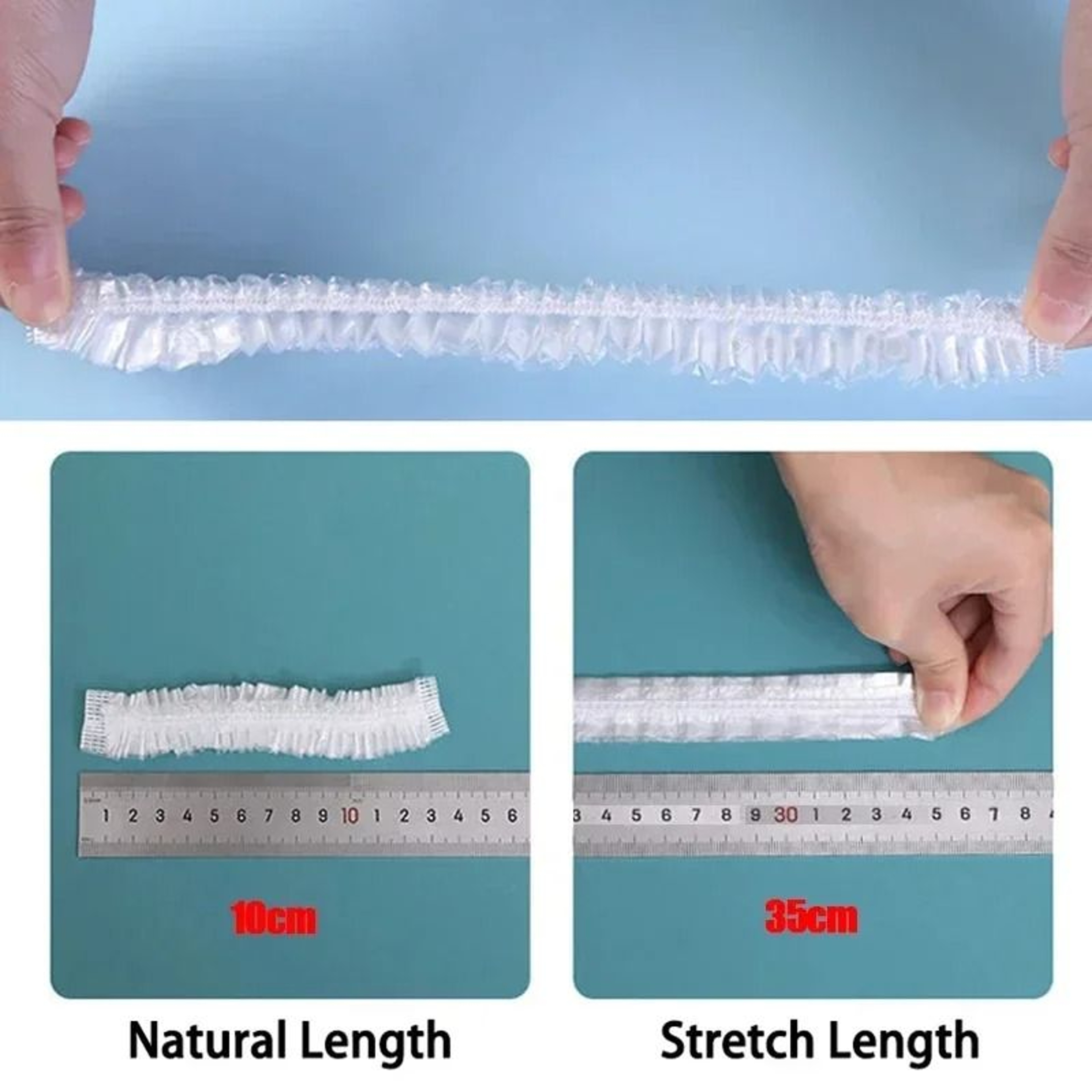 HeavyDuty MultiPurpose Elastic Storage Covers  Shower Caps 5