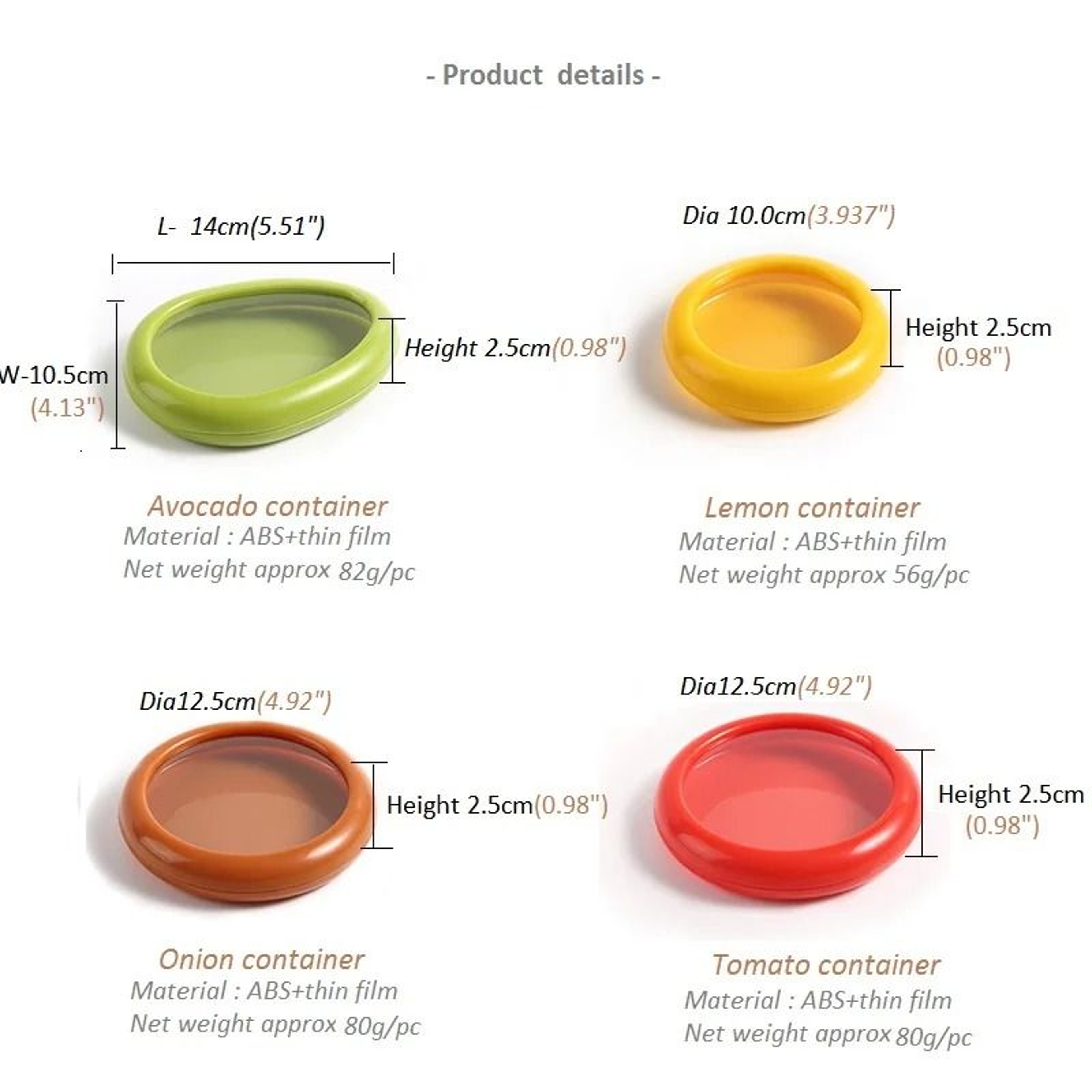 Reusable Airtight Fruit  Vegetable Fresh Storage Box 5
