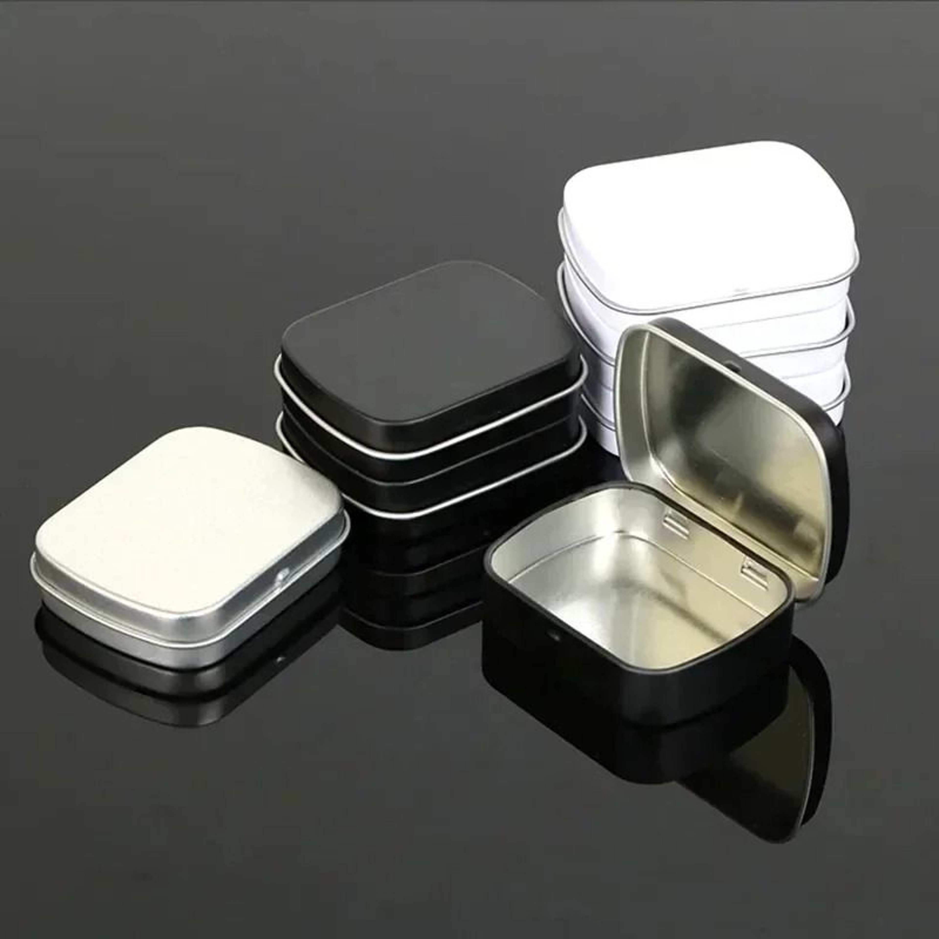 Portable Mini Metal Storage Tin Box Set 12Piece 4