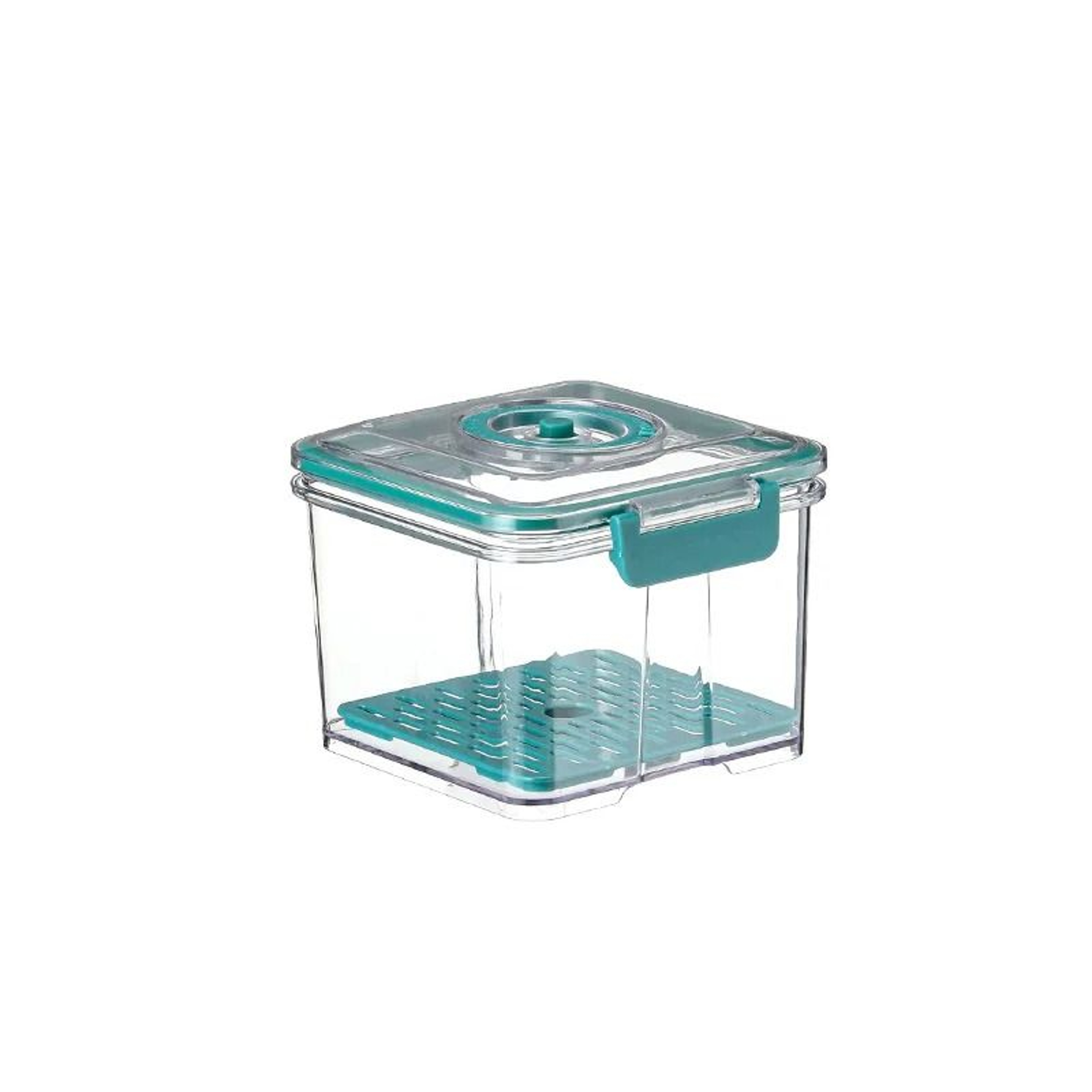Vacuum Food Storage Container With Removable Drain Net 14