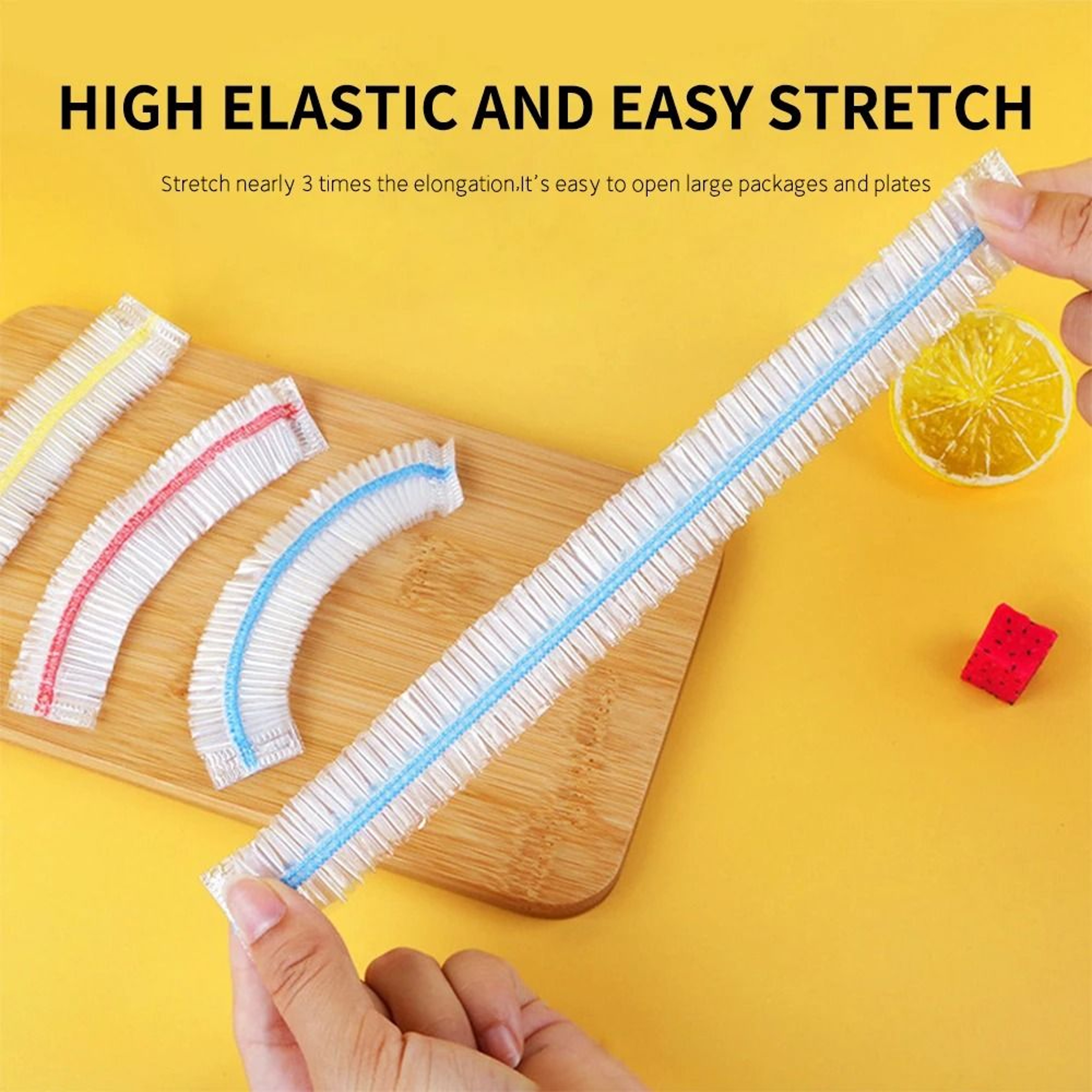 Reusable Elastic Food  Fruit Cover Bags Set 1