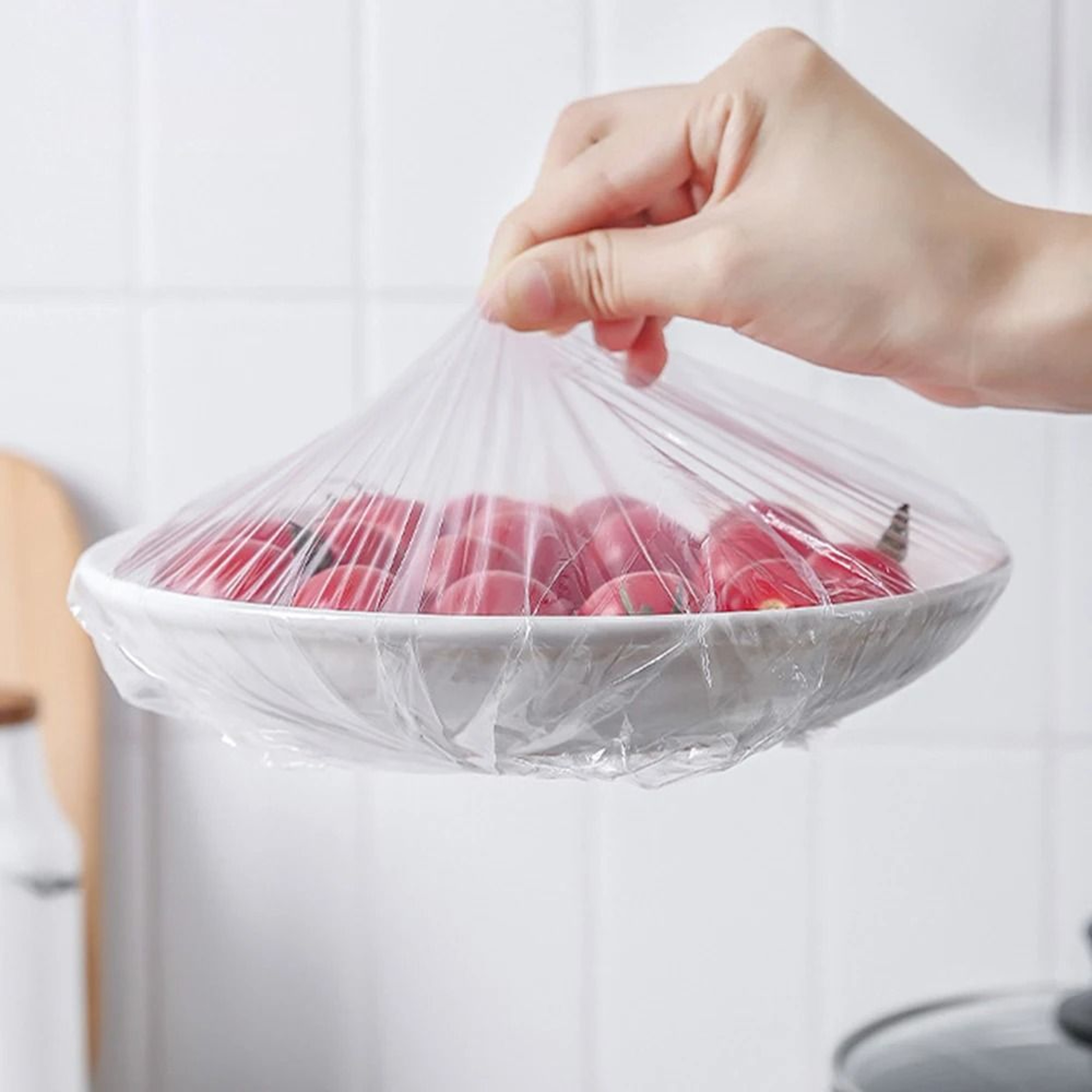 Reusable Elastic Food  Fruit Cover Bags Set 3