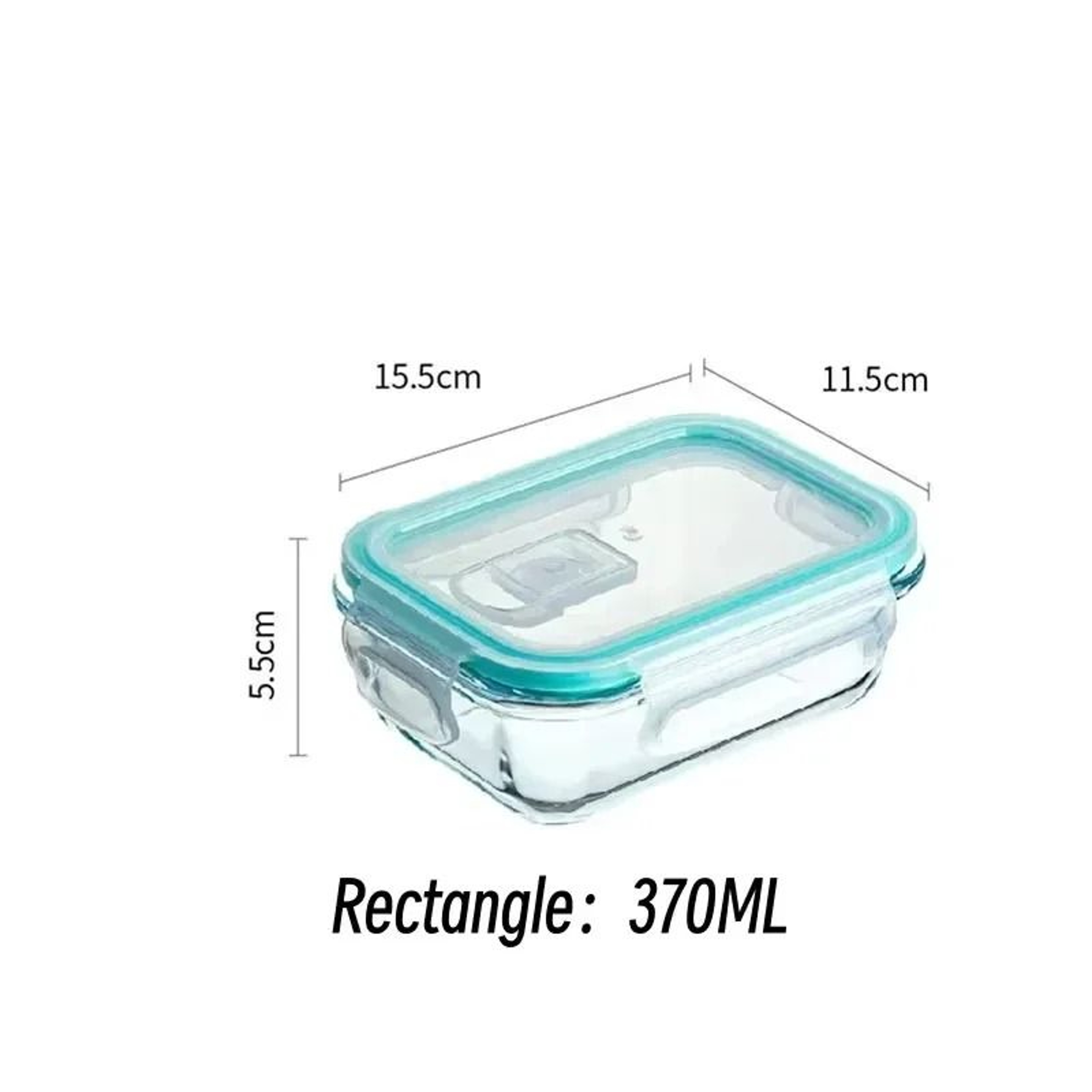 Airtight Glass Food Storage Container Bento Box 7