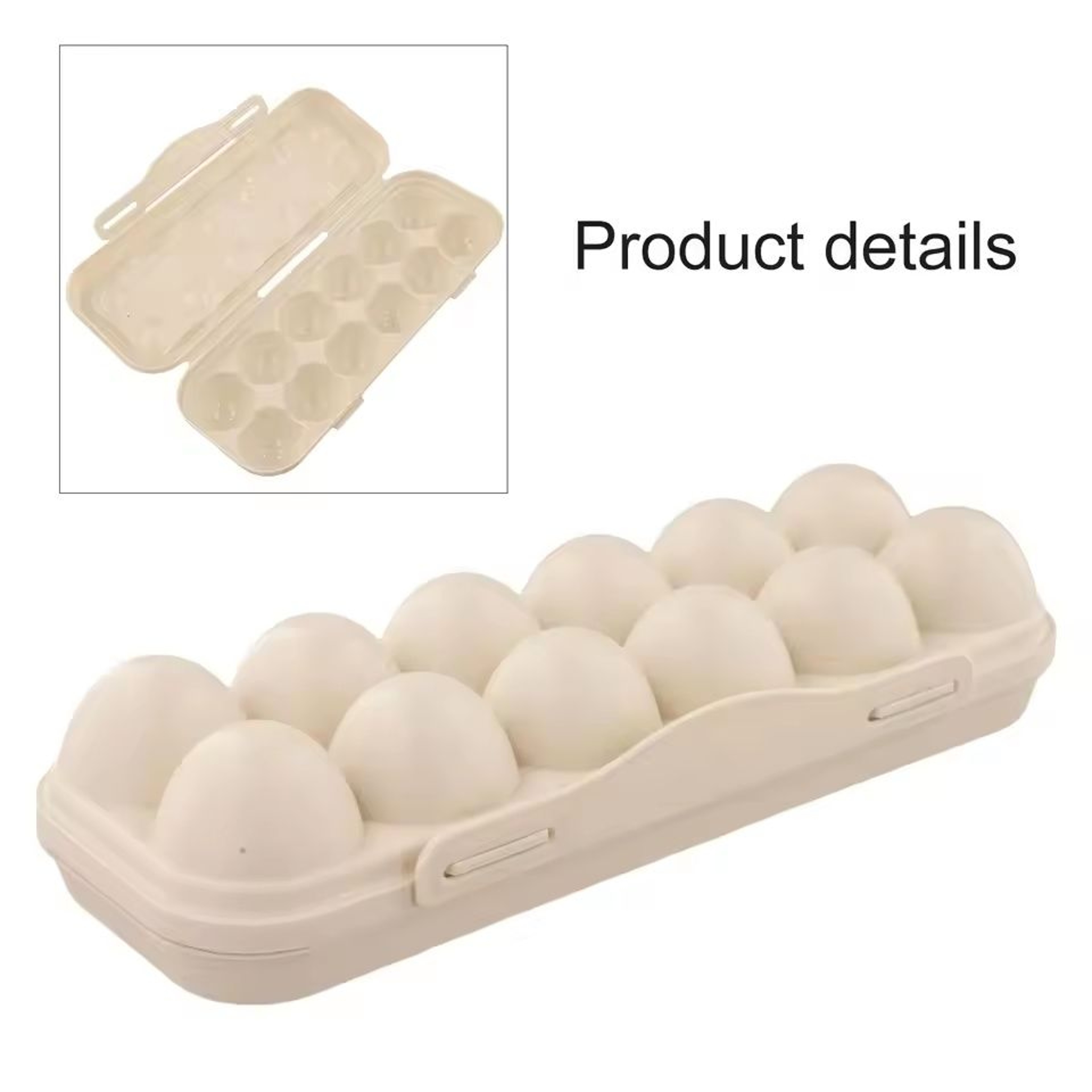Refrigerator Shockproof Egg Storage Box  Protector Case 4