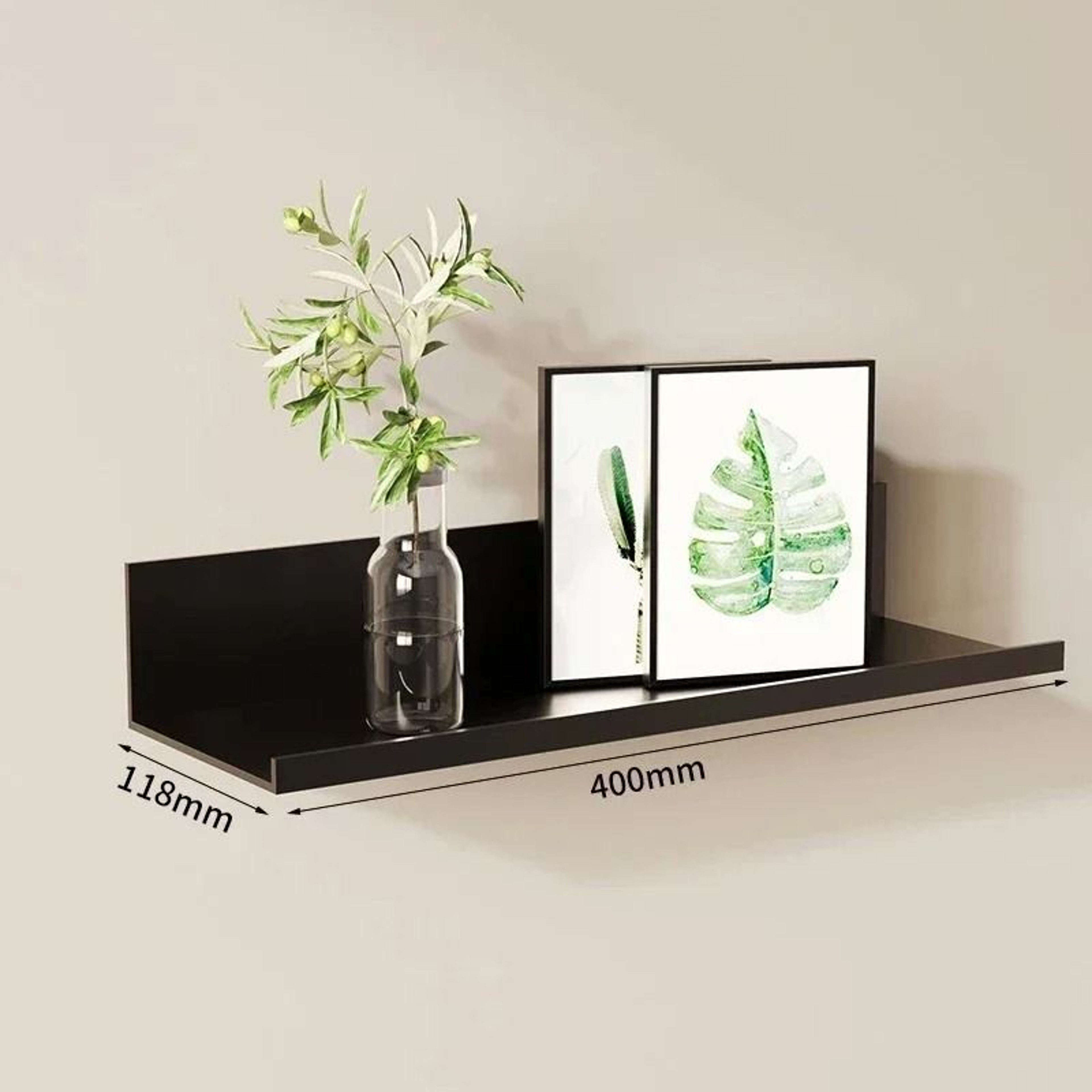 WallMounted Aluminum Alloy Floating Shelves 8