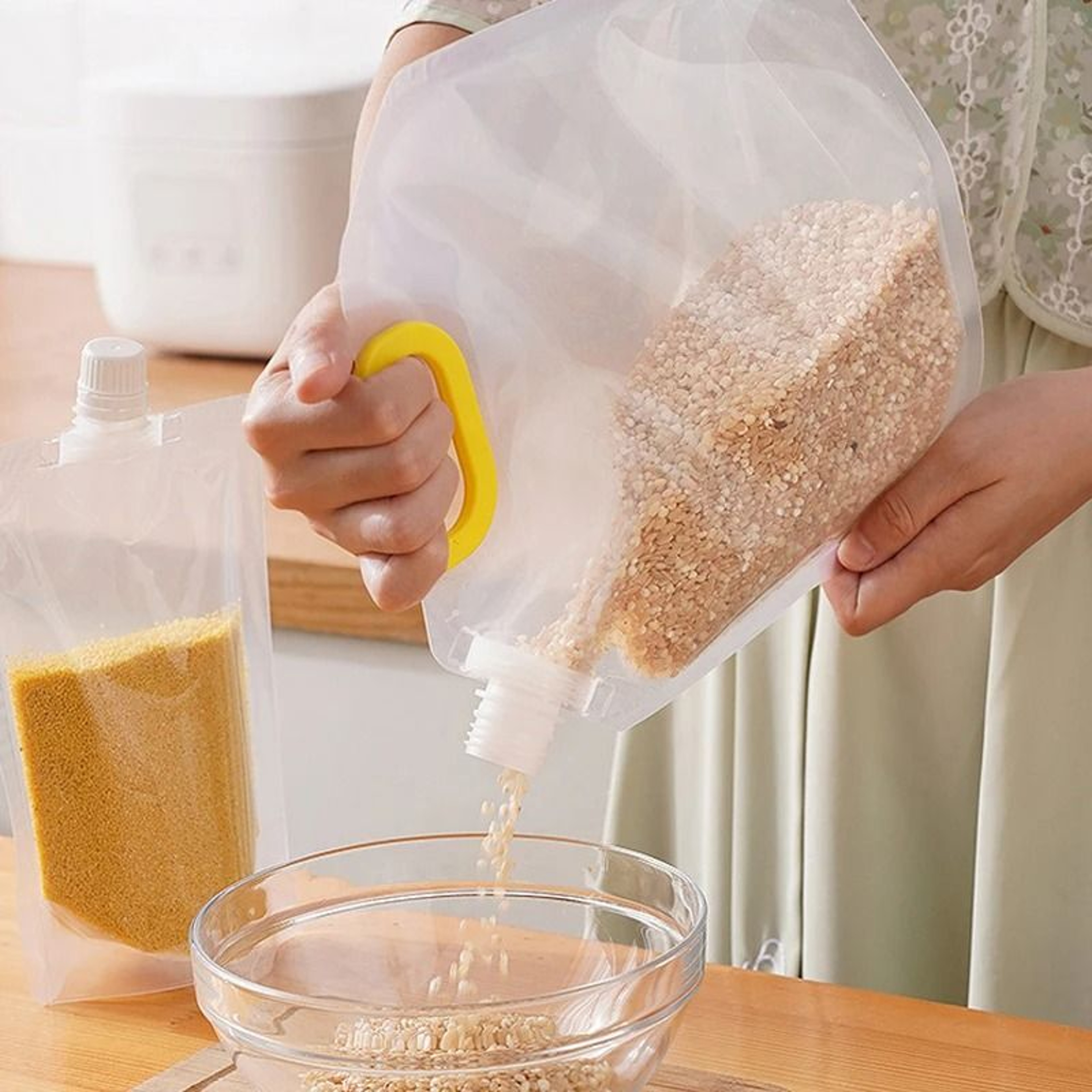 Portable Reusable Grain  Liquid Storage Bag 5Pack 2