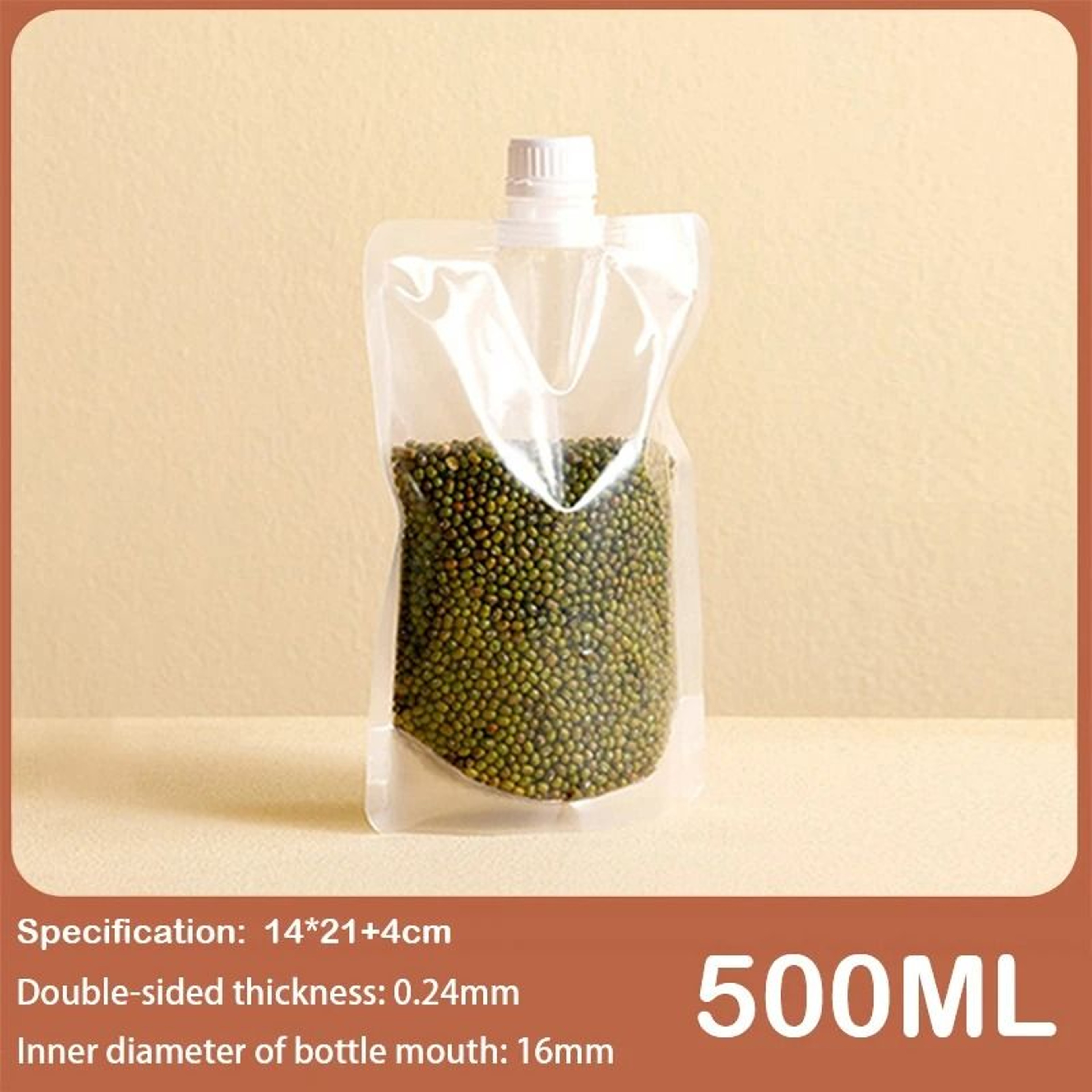 Portable Reusable Grain  Liquid Storage Bag 5Pack 7
