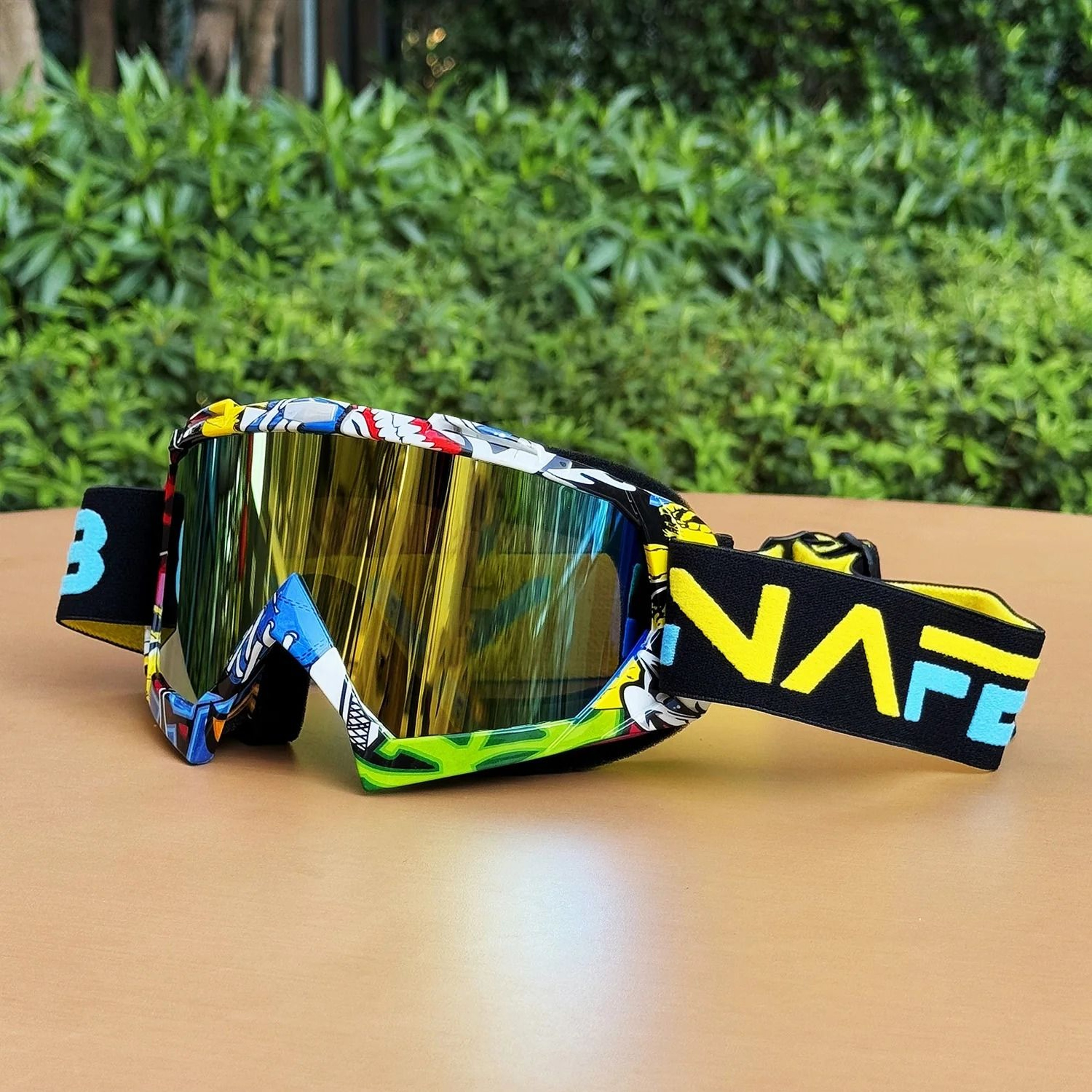 NAFEIB Performance AntiImpact Motocross  OffRoad Goggles 15