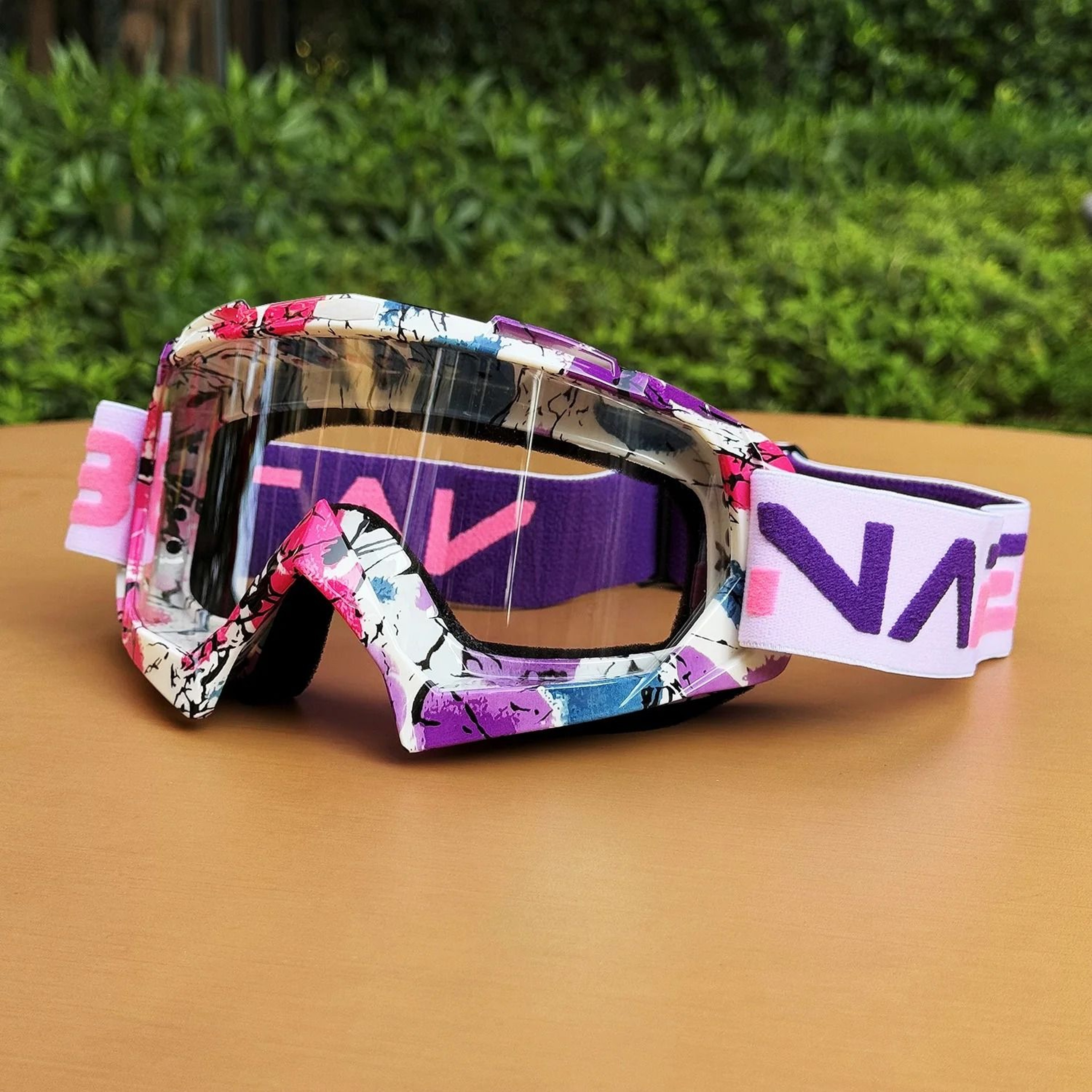 NAFEIB Performance AntiImpact Motocross  OffRoad Goggles 8