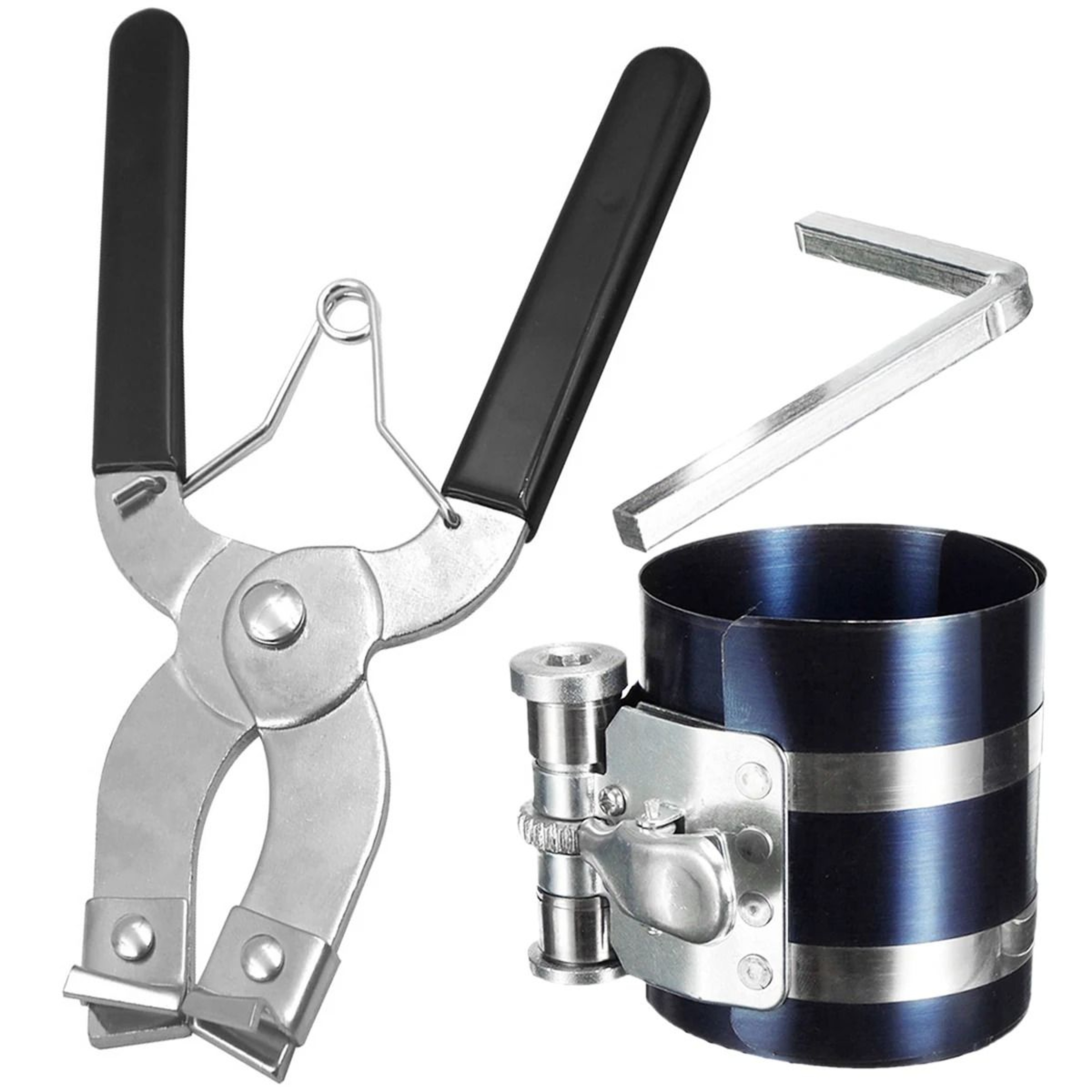 HeavyDuty Car Engine Piston Ring Installer  Compressor Plier 8