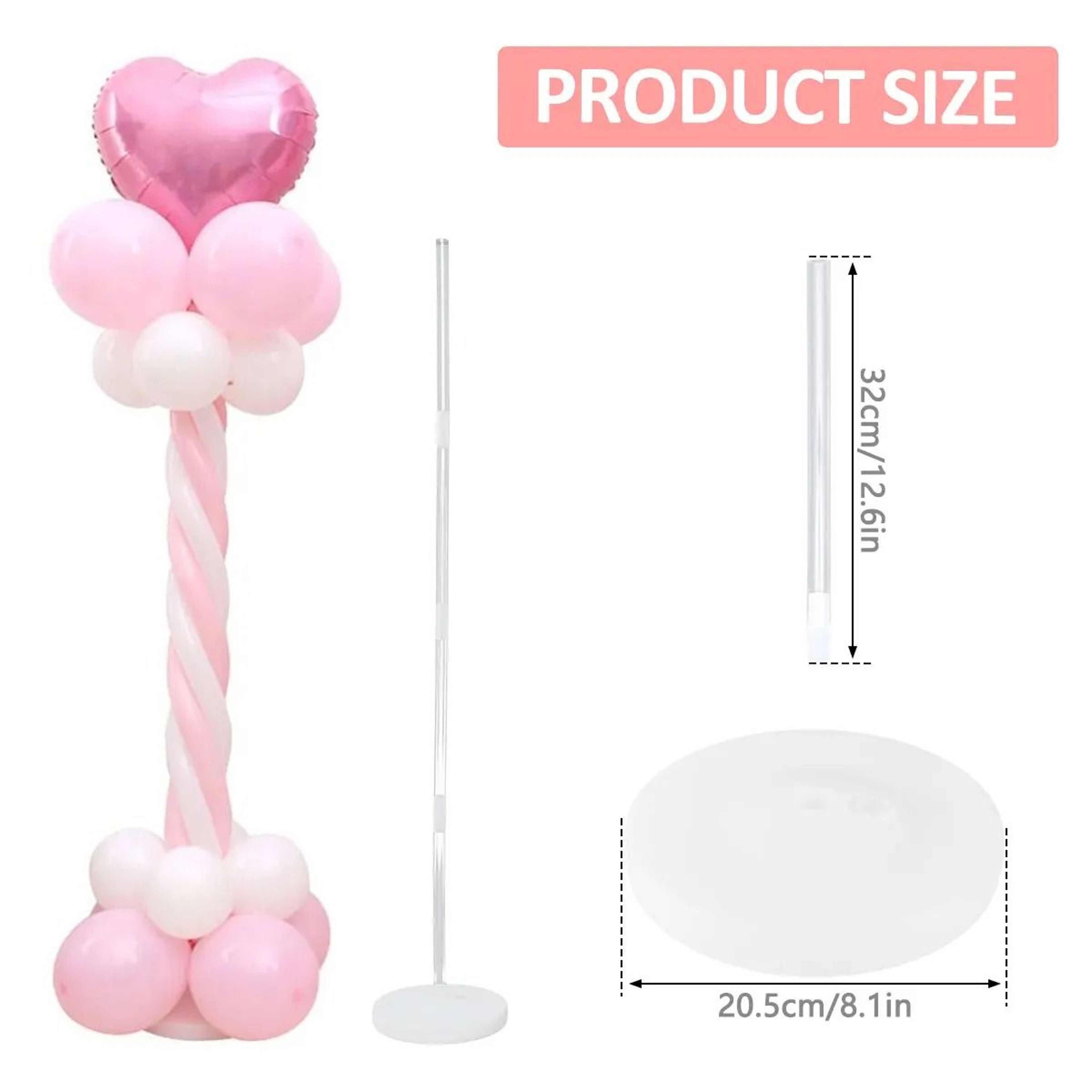 2Set HeavyDuty 84ft Balloon Column Stand Kits 5