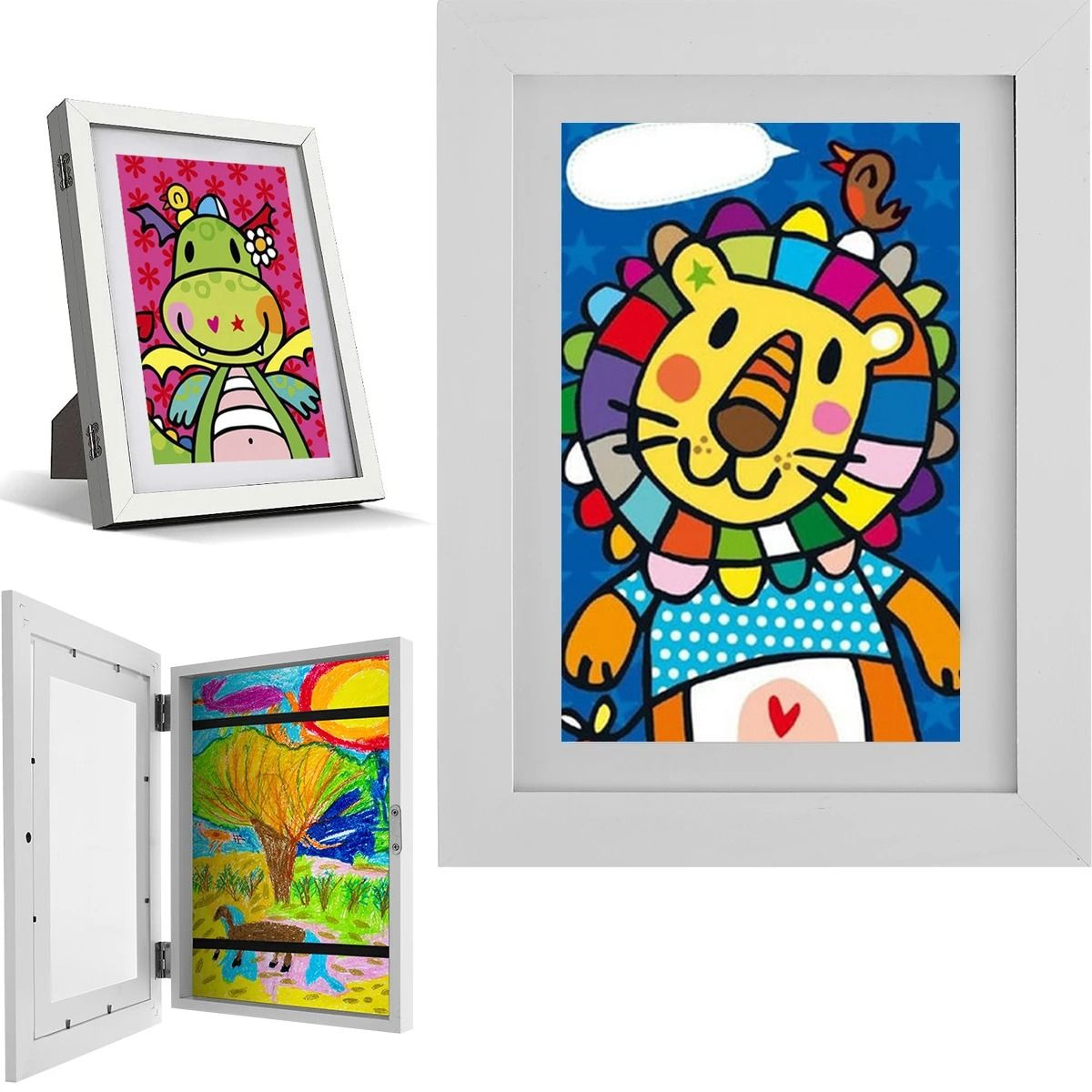 Childrens Magnetic FrontOpen Changeable Art Frames 5