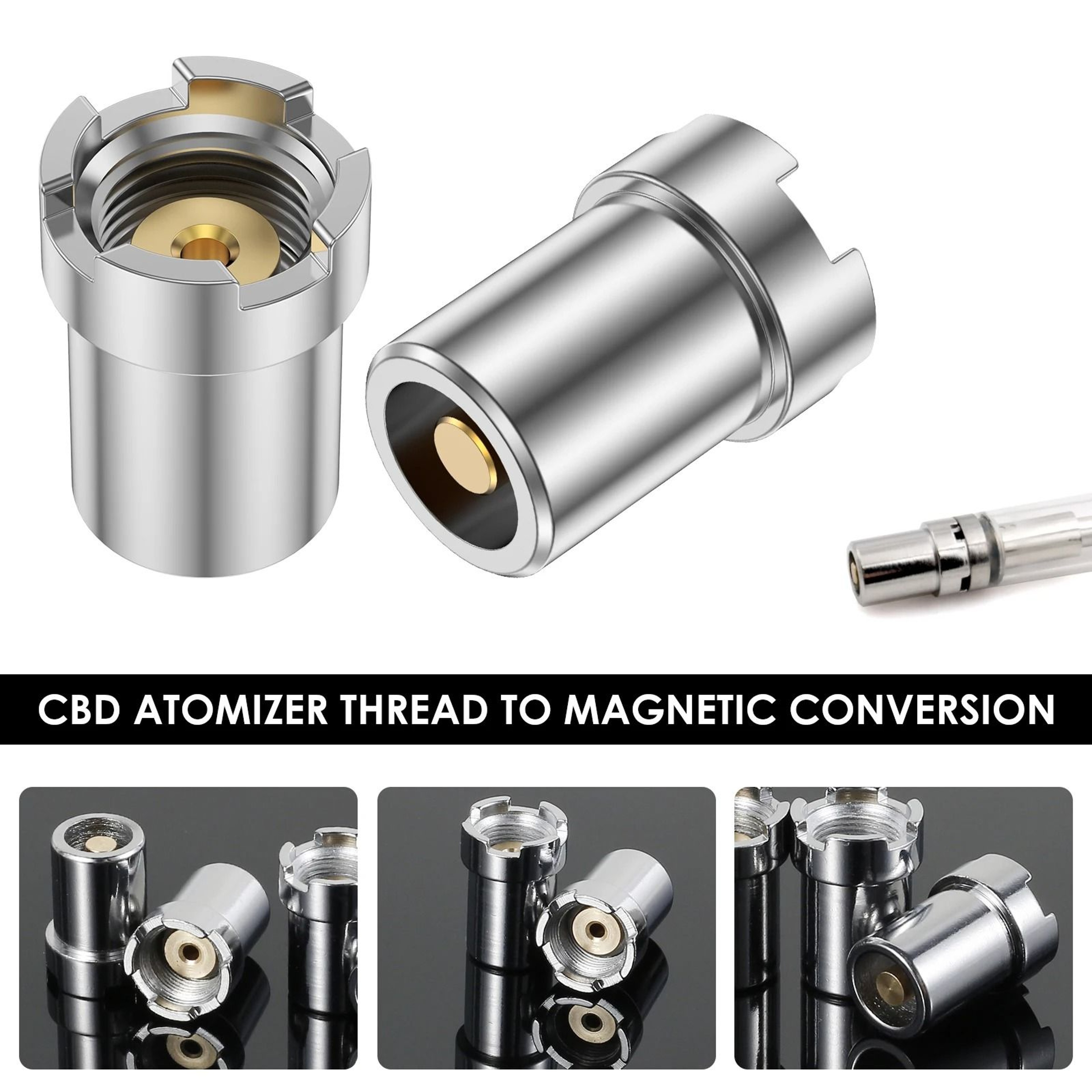 4Piece 510Thread Magnetic Adapter Ring Kit 4