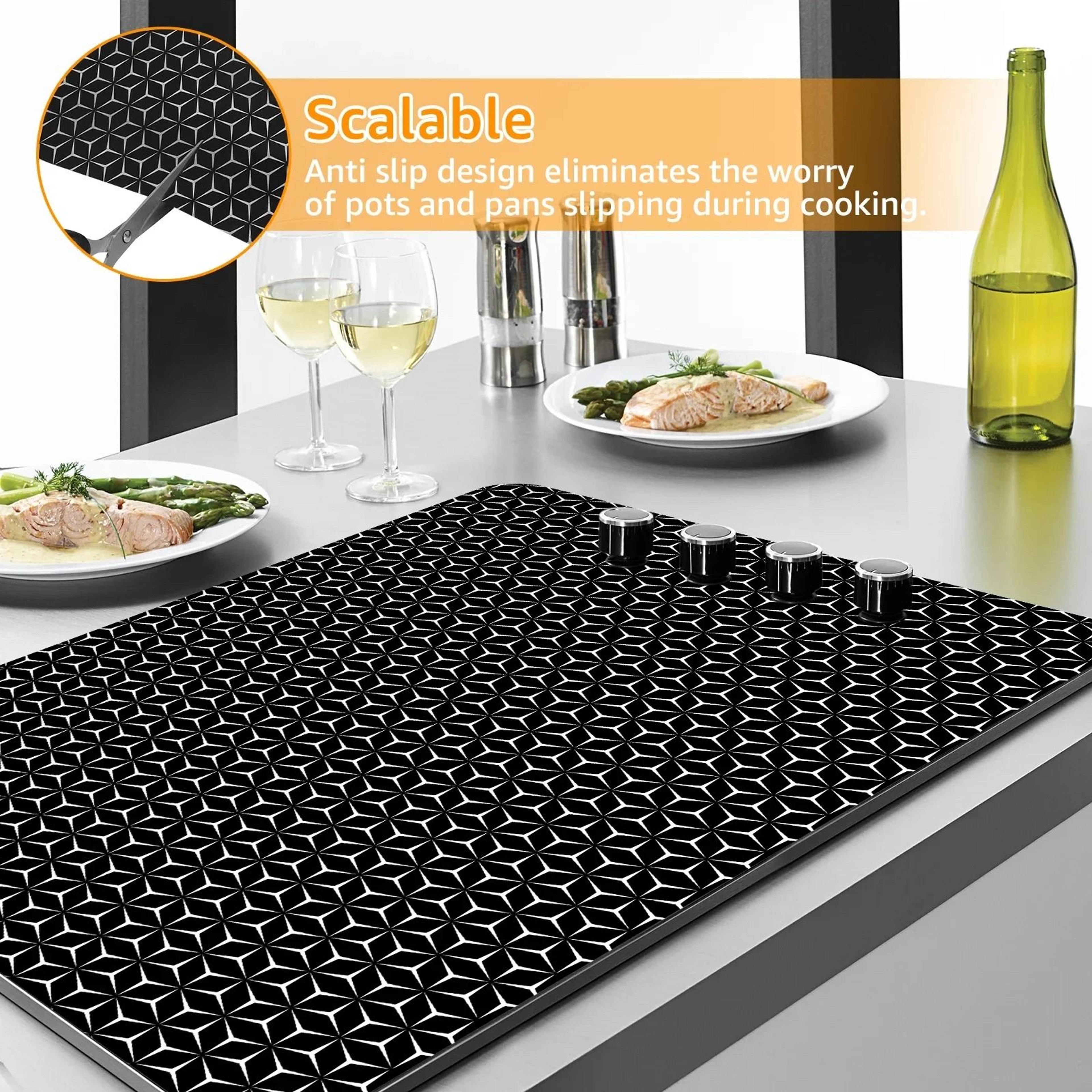 Silicone Induction Cooktop Protector Mat 4