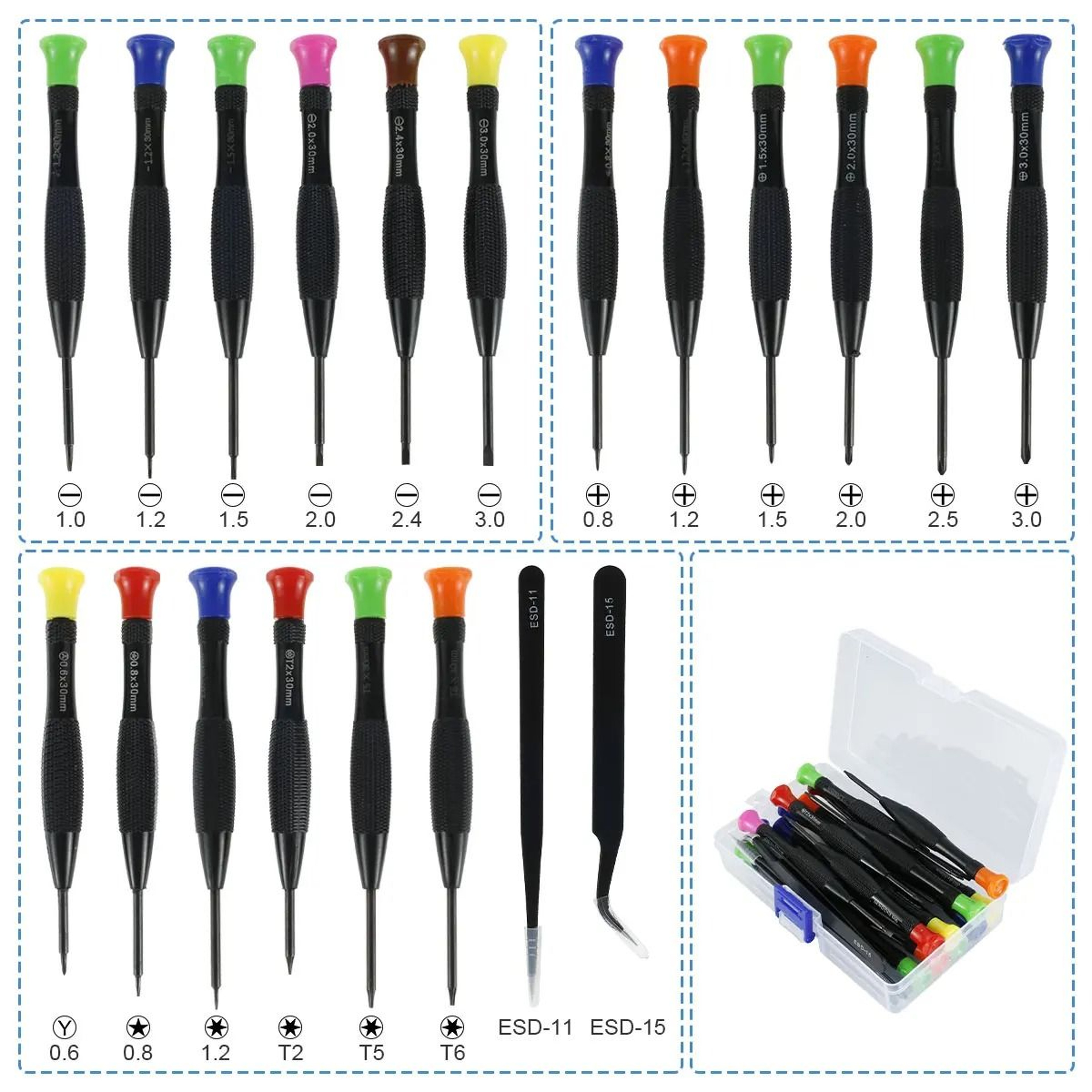Mini MultiFunction Magnetic Precision Screwdriver Set 7