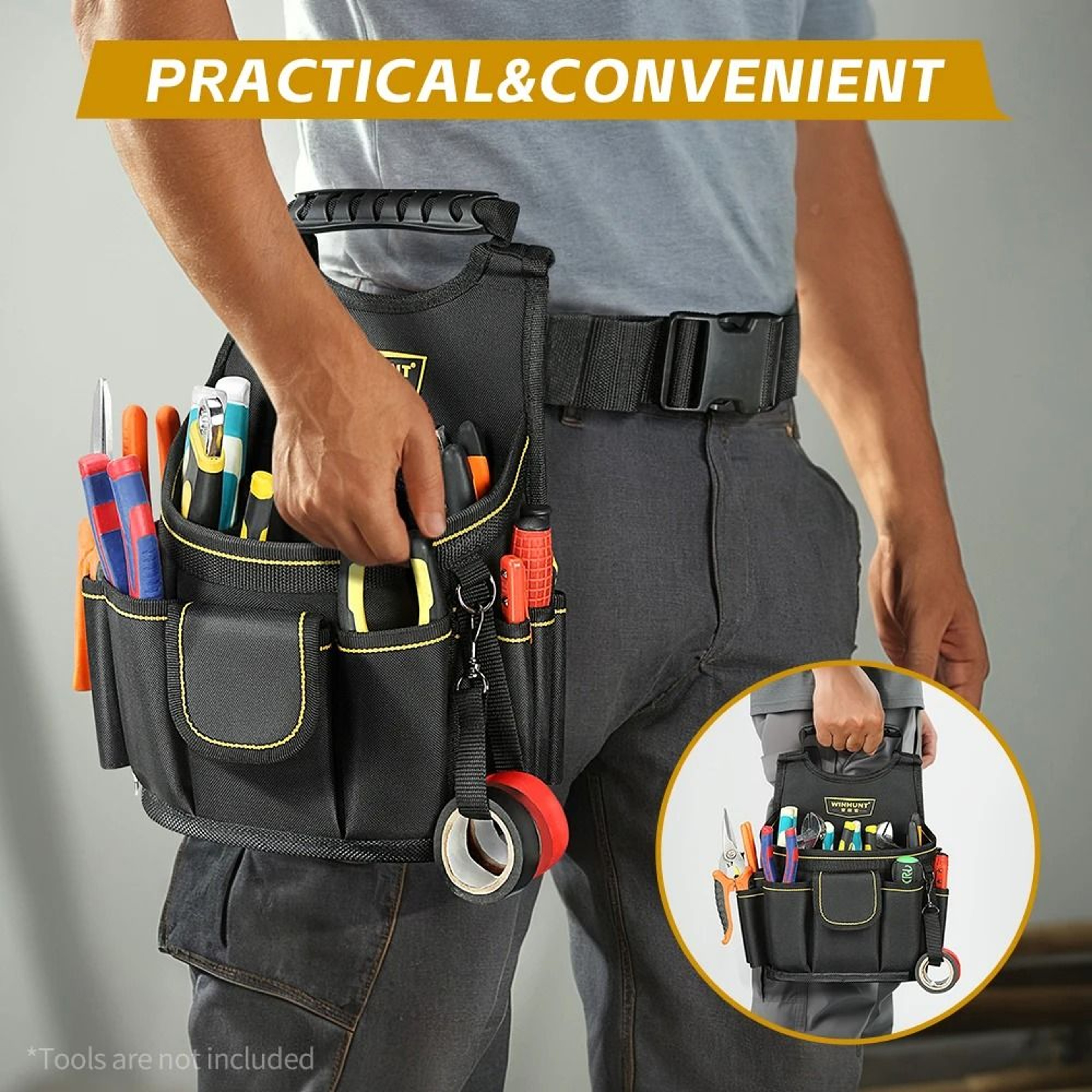 Professional MultiCompartment Electrician Tool Pouch 0
