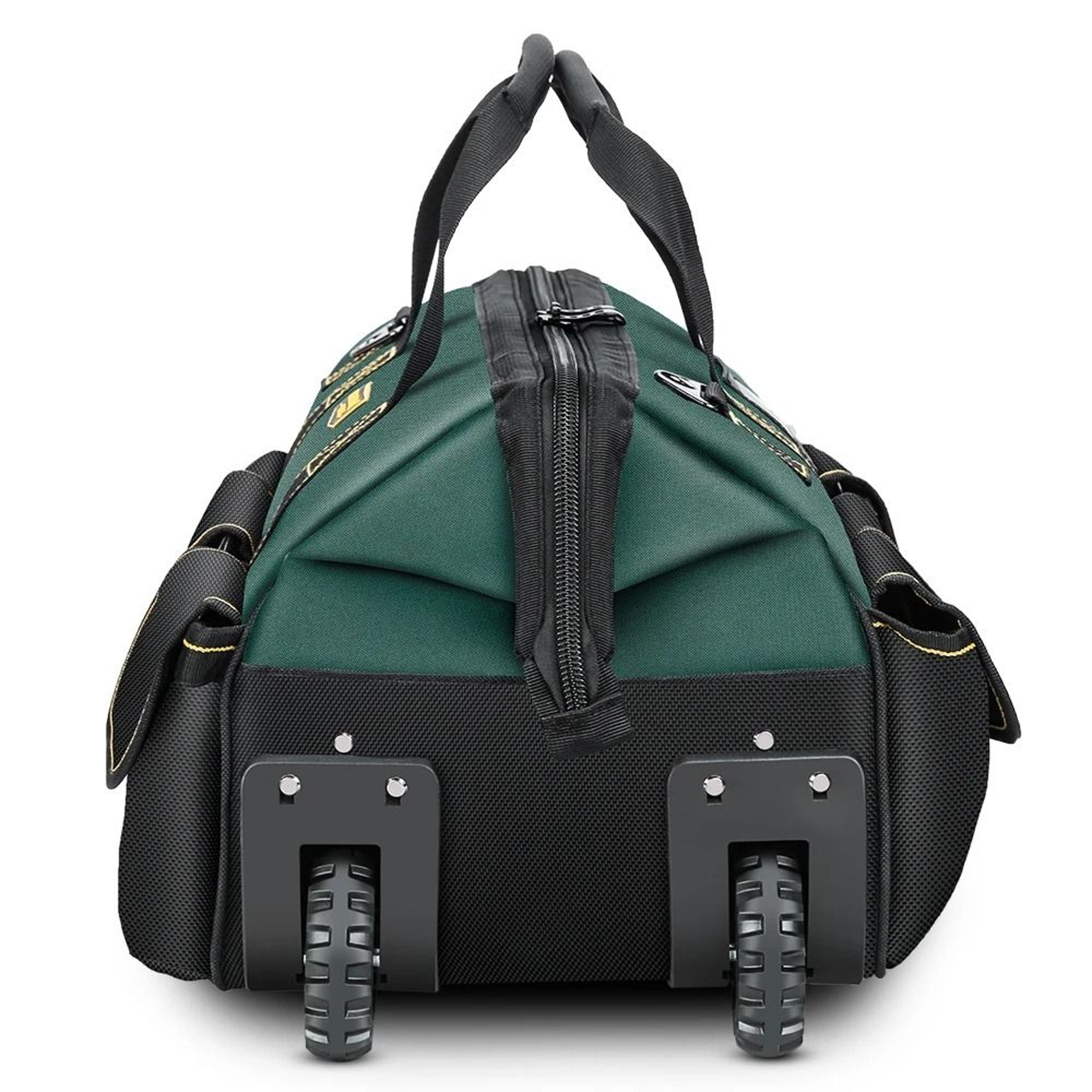HeavyDuty Large Rolling Tool Bag With Durable Wheels And PullRod 4
