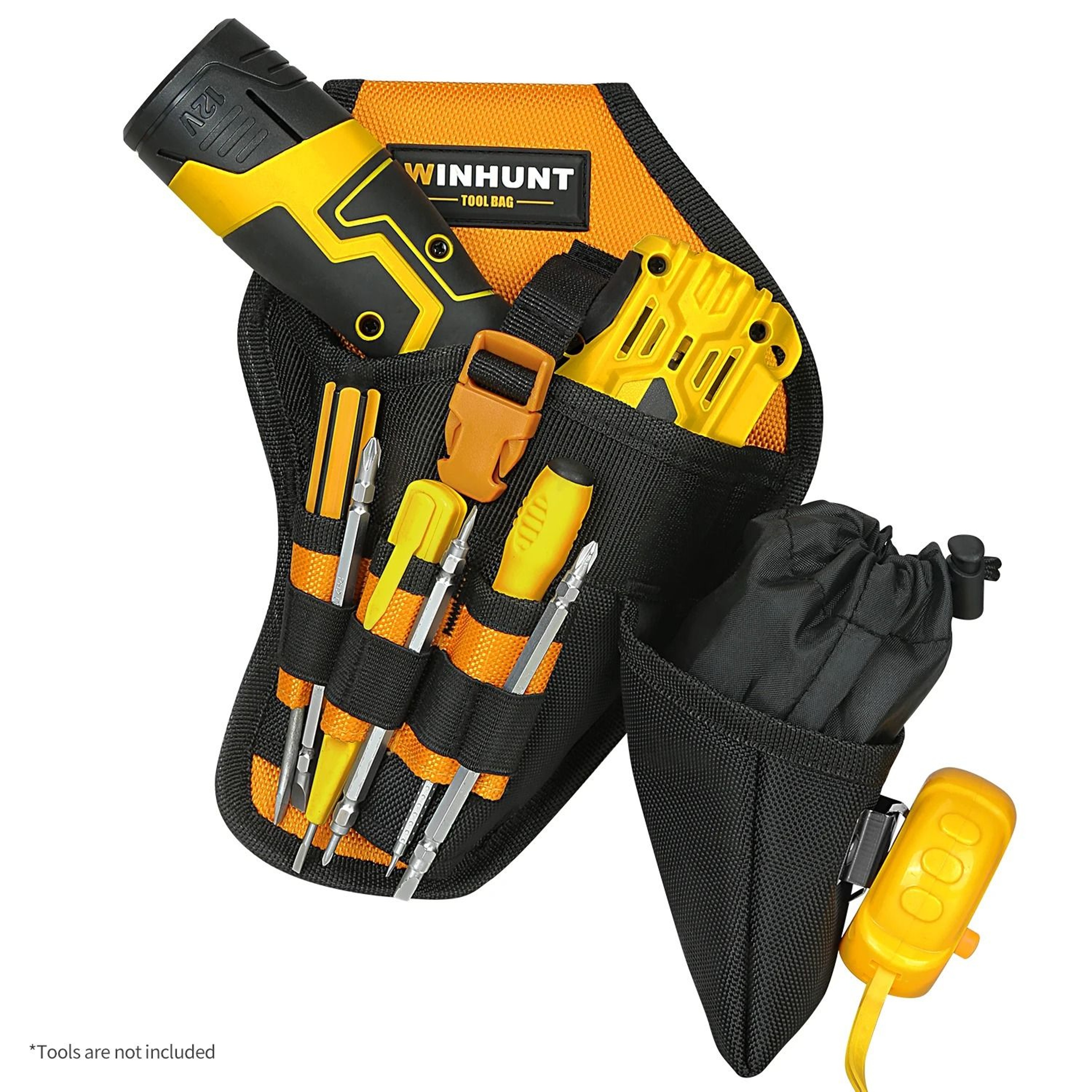 HeavyDuty Impact Driver And Drill Holster With BuiltIn Bit Pouch 4