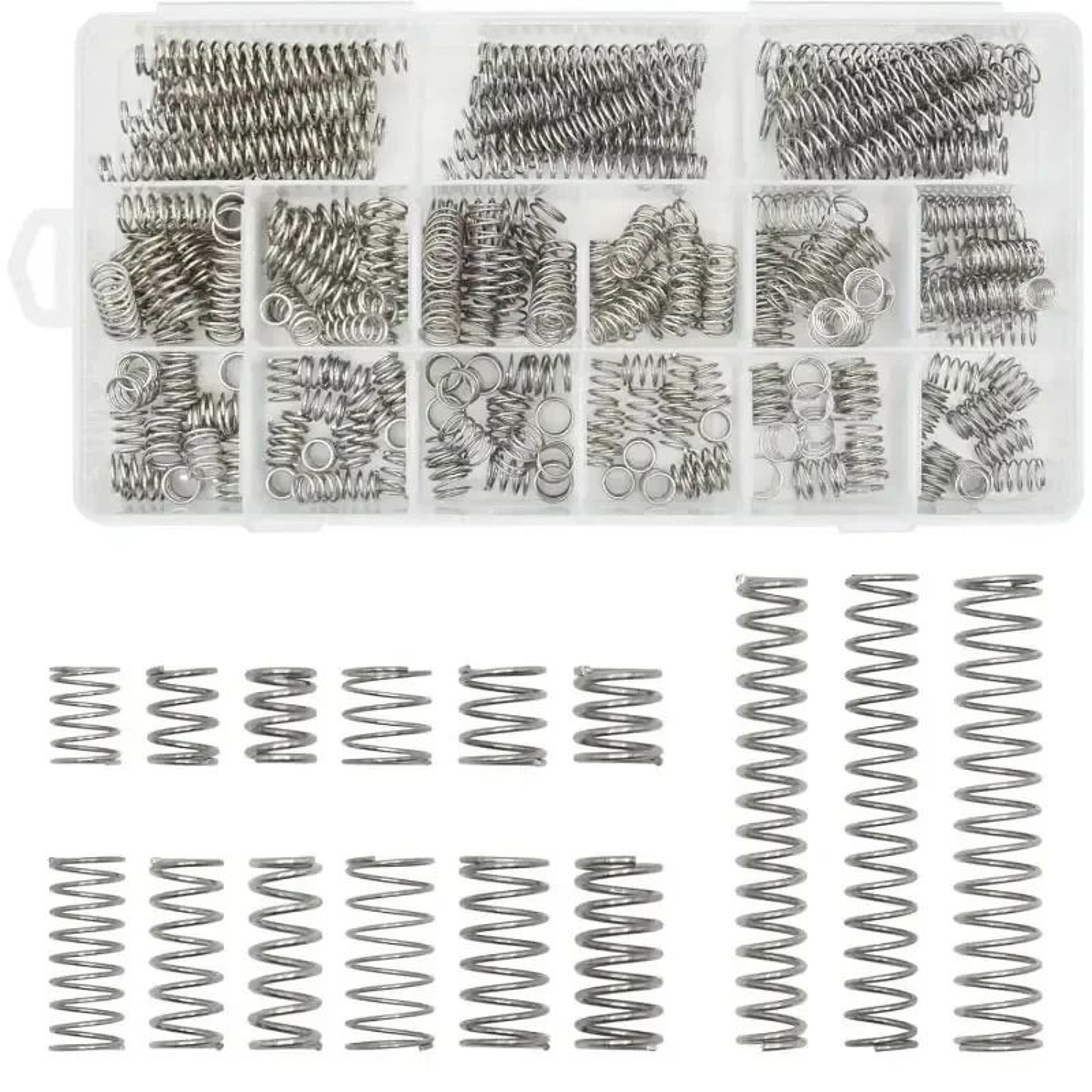 Stainless Steel Spring Assortment Compression Tension Kit 5