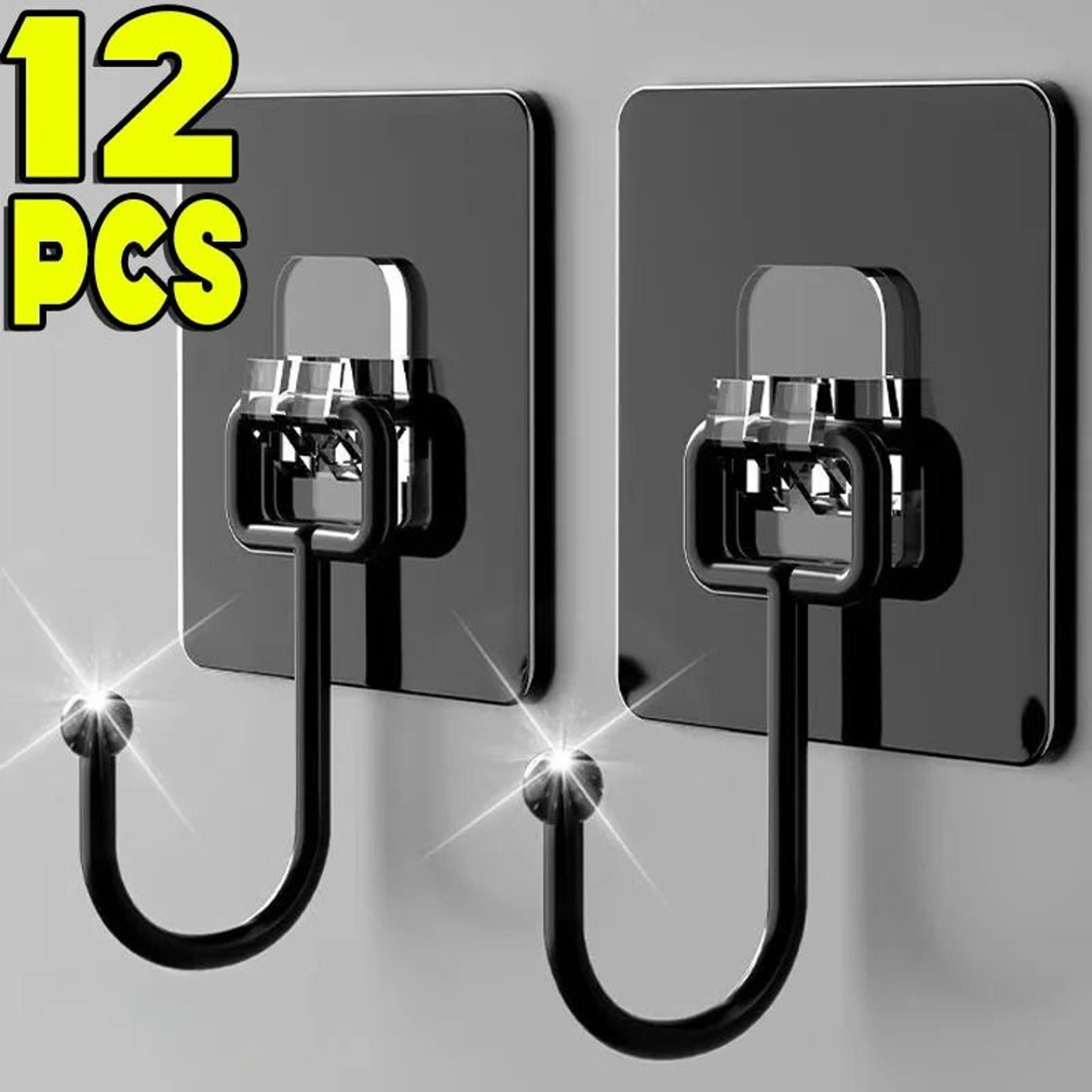 Universal Transparent SelfAdhesive Utility Wall Hook Fleet 0