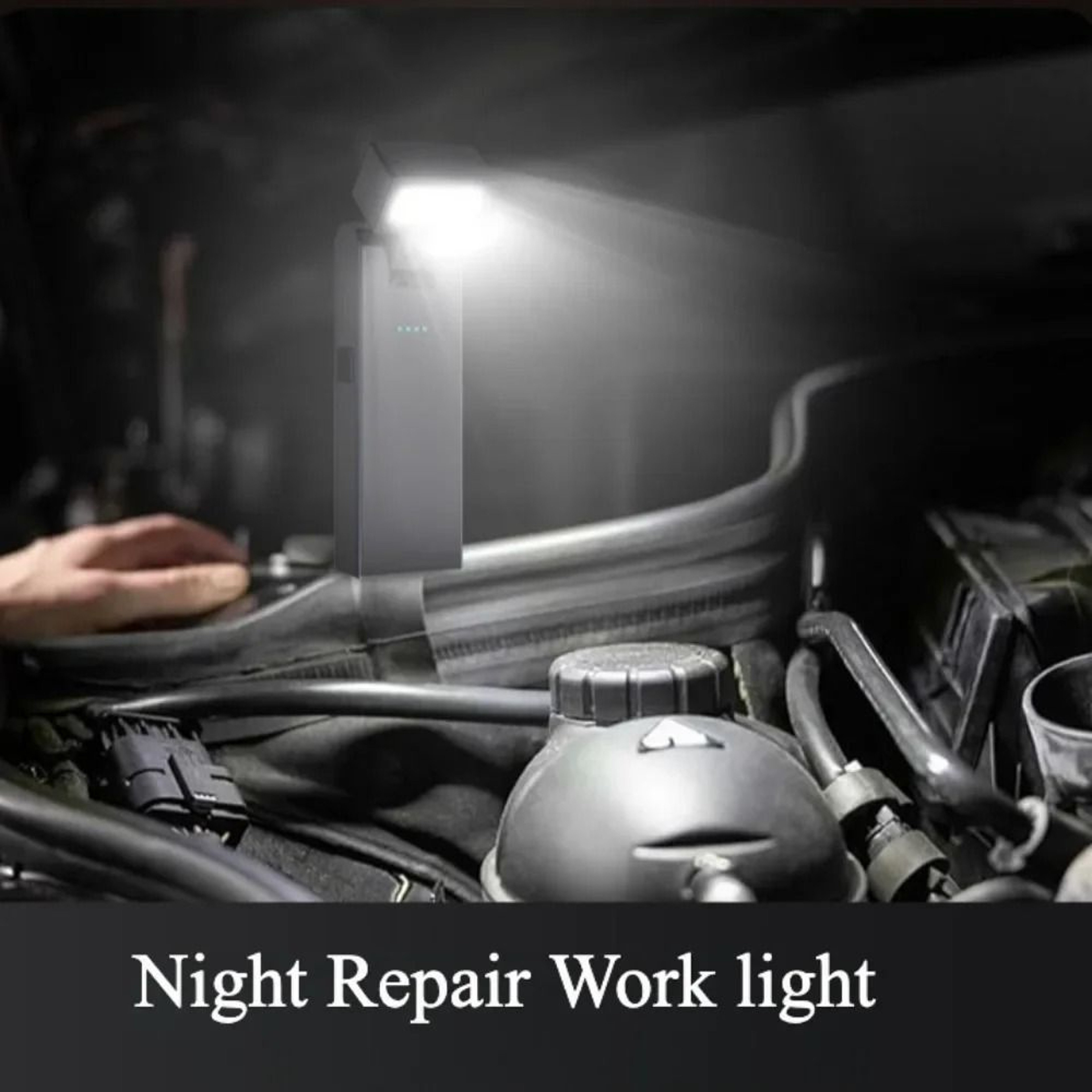 Mini 180 Rotatable Rechargeable EDC Work Light With RedWhite LEDs 4