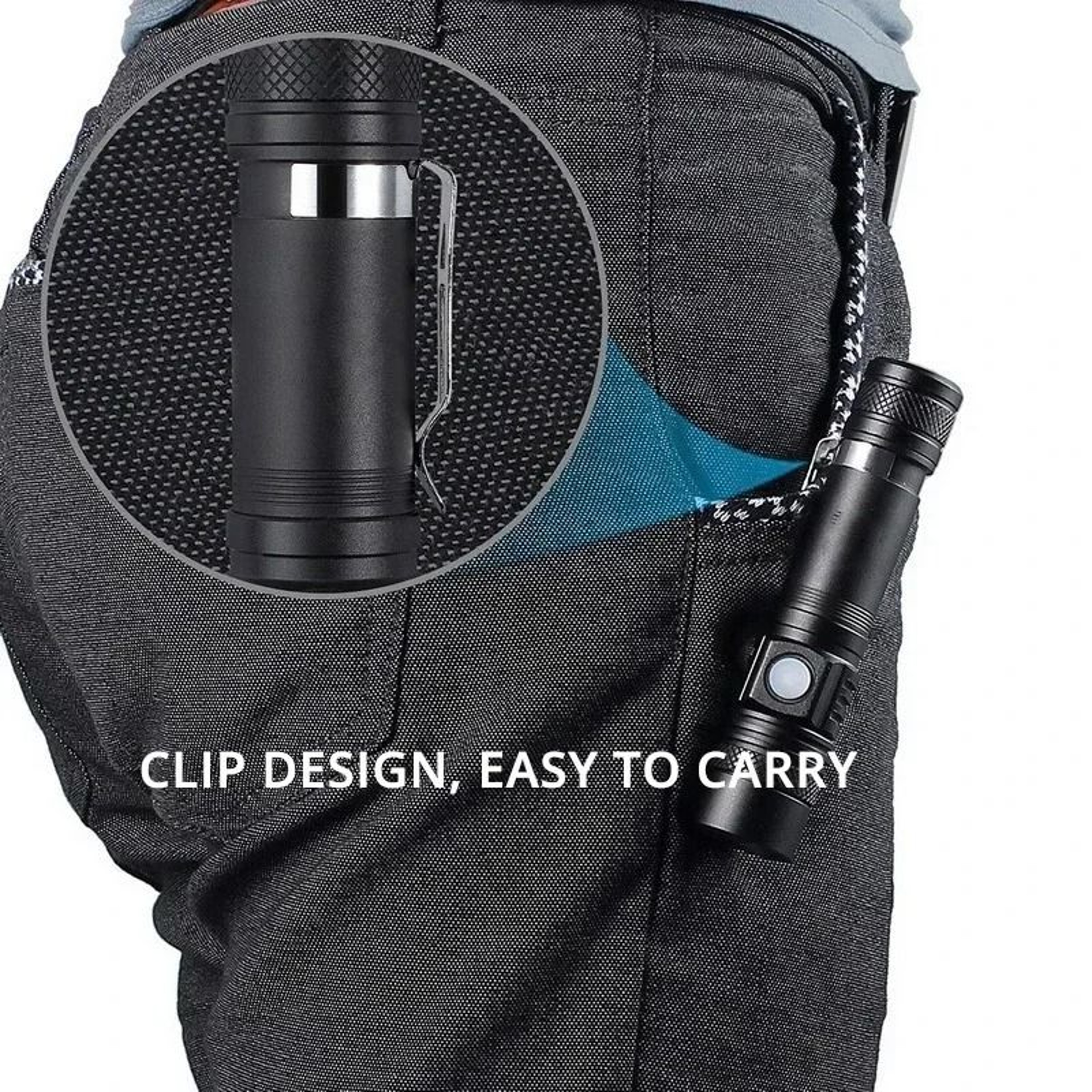 T6 LED HighIntensity Zoomable Flashlight 4