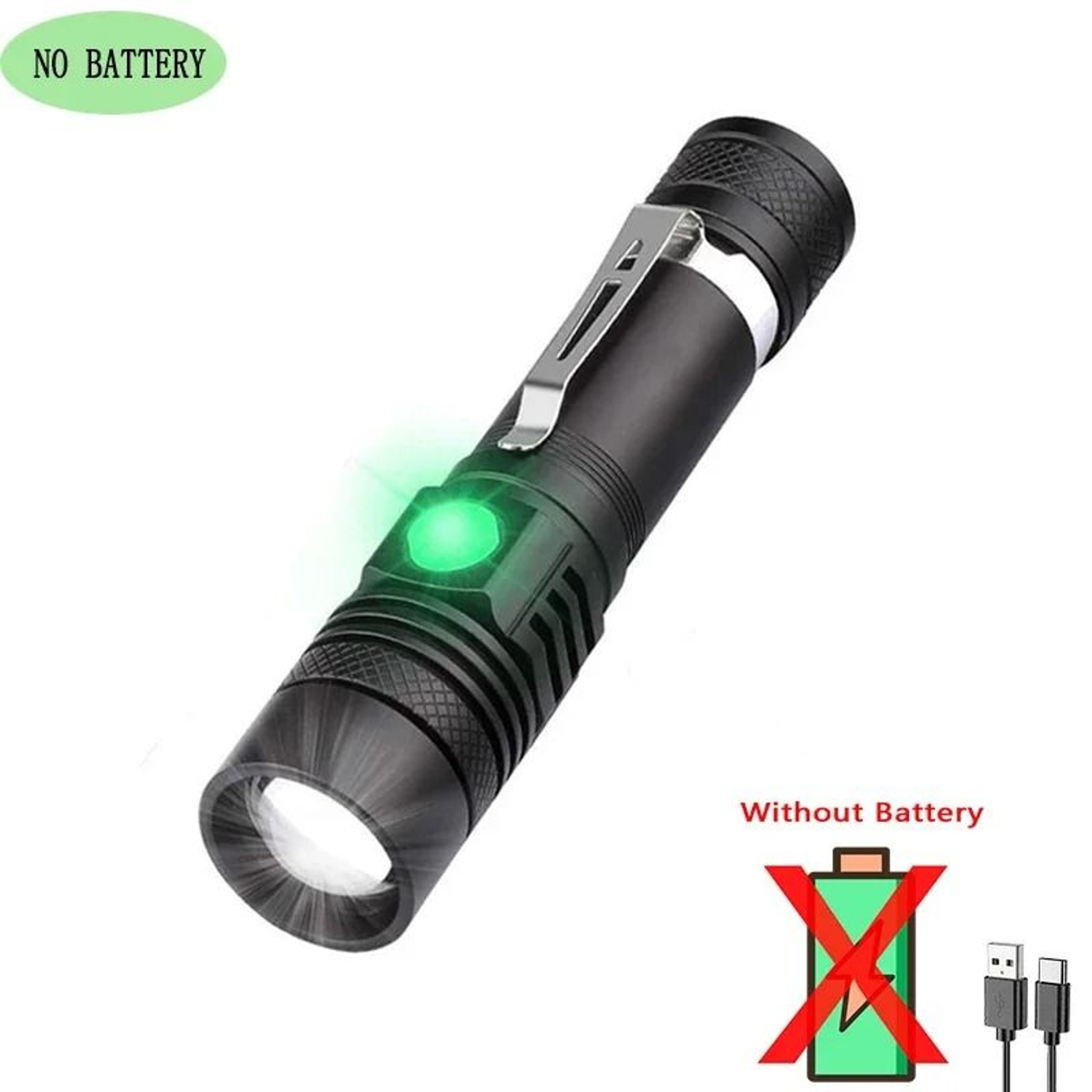 T6 LED HighIntensity Zoomable Flashlight 6
