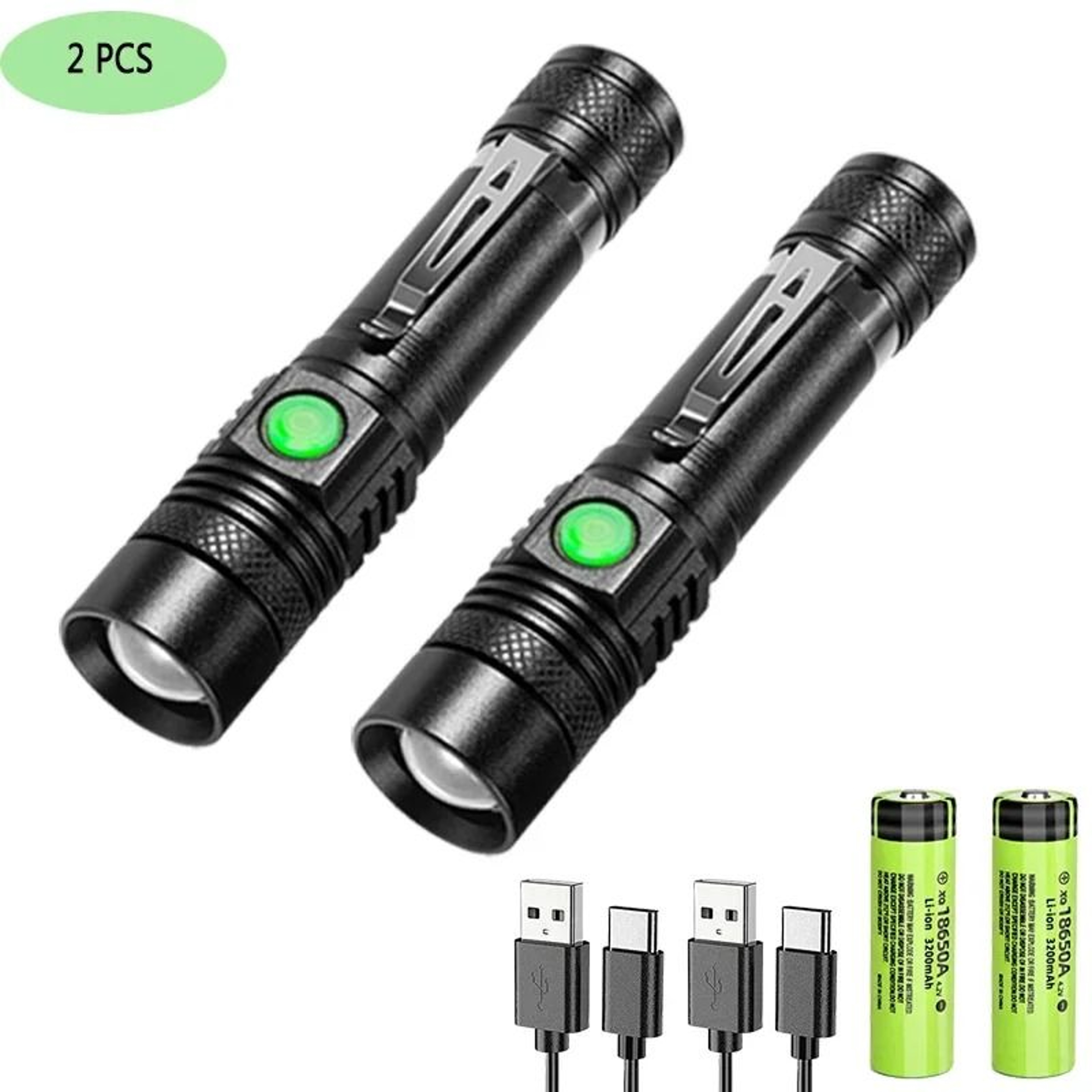 T6 LED HighIntensity Zoomable Flashlight 8