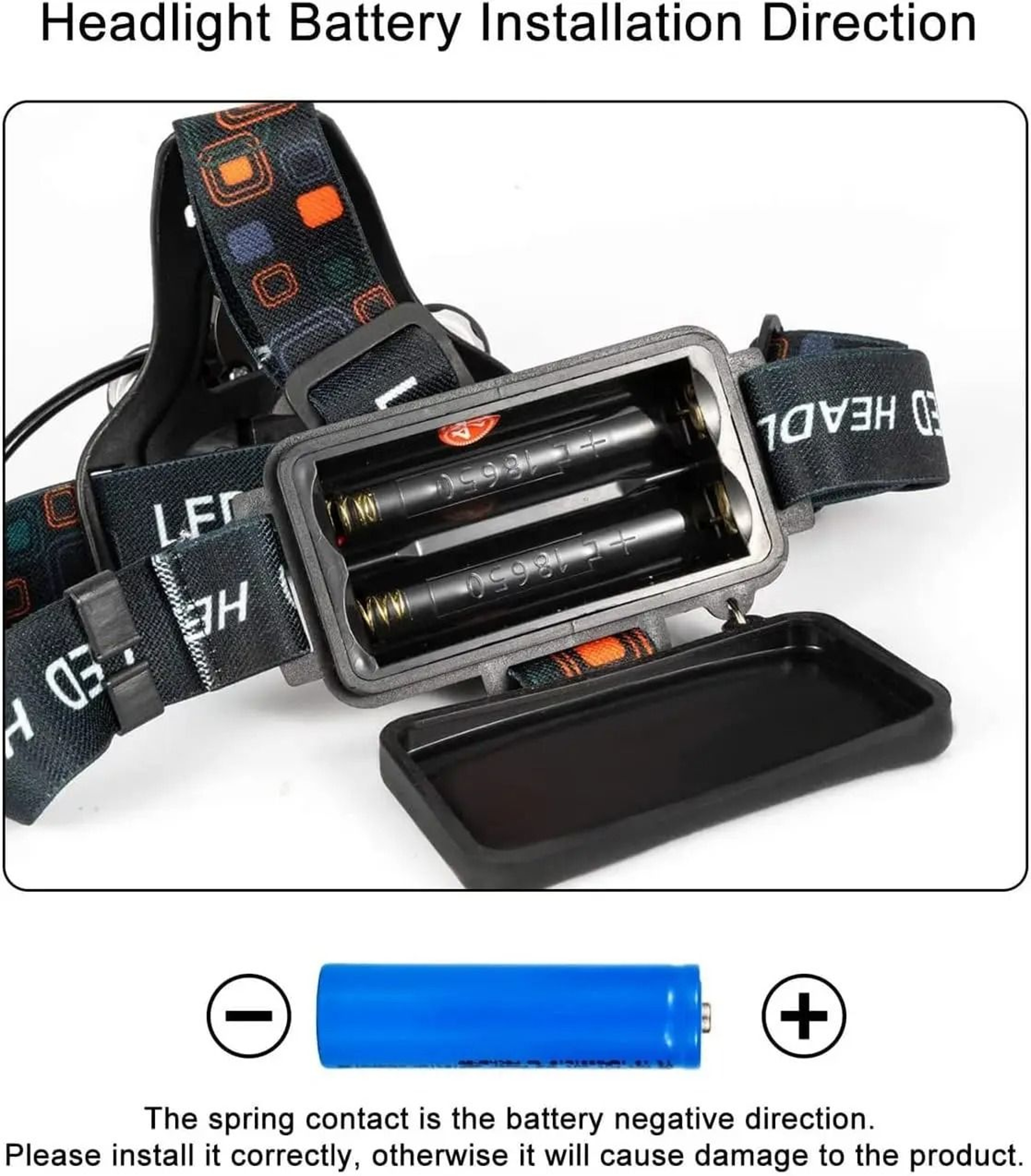 T6 HighIntensity Rechargeable LED Headlamp 4