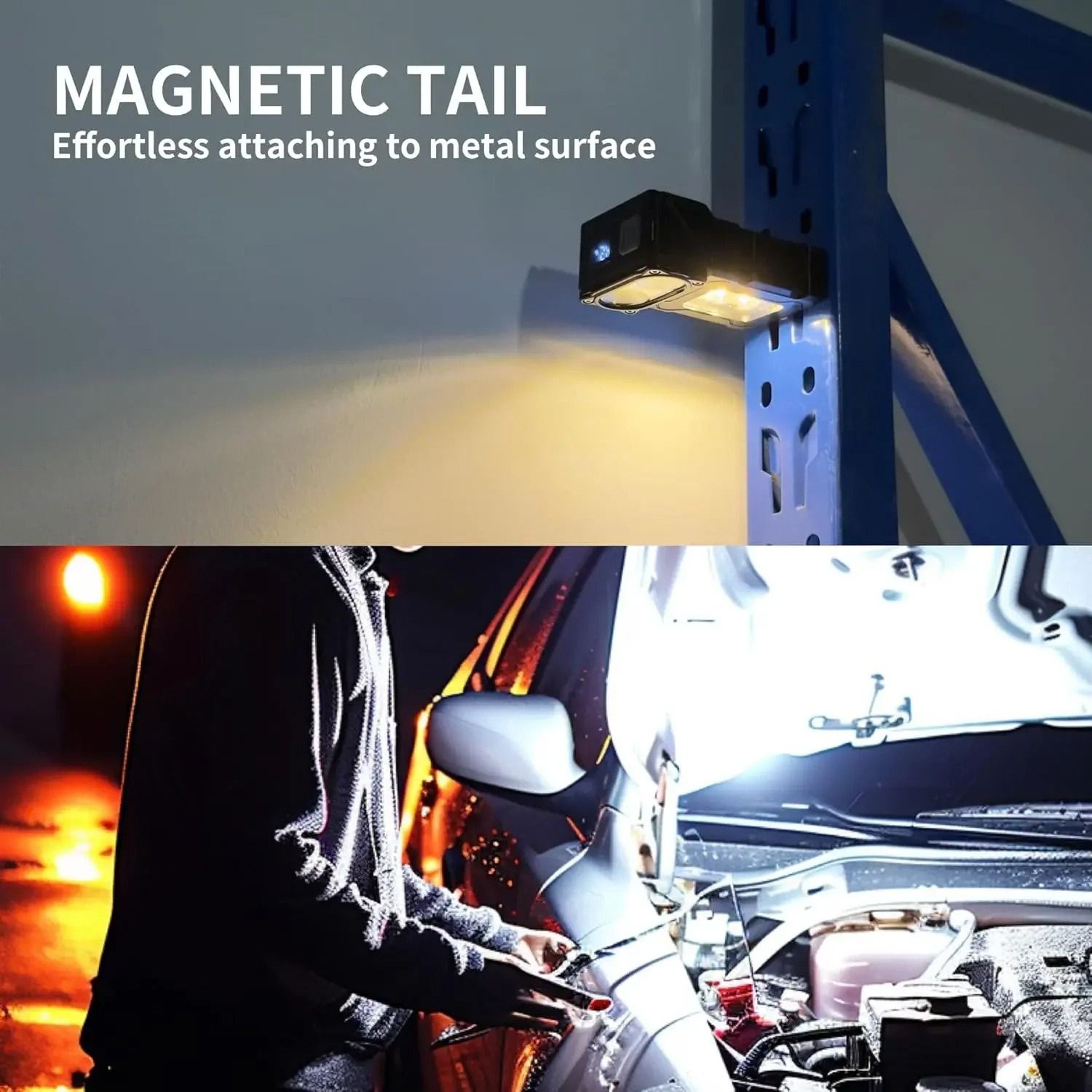 800LM Mini LED ClipOn EDC Work Light 2