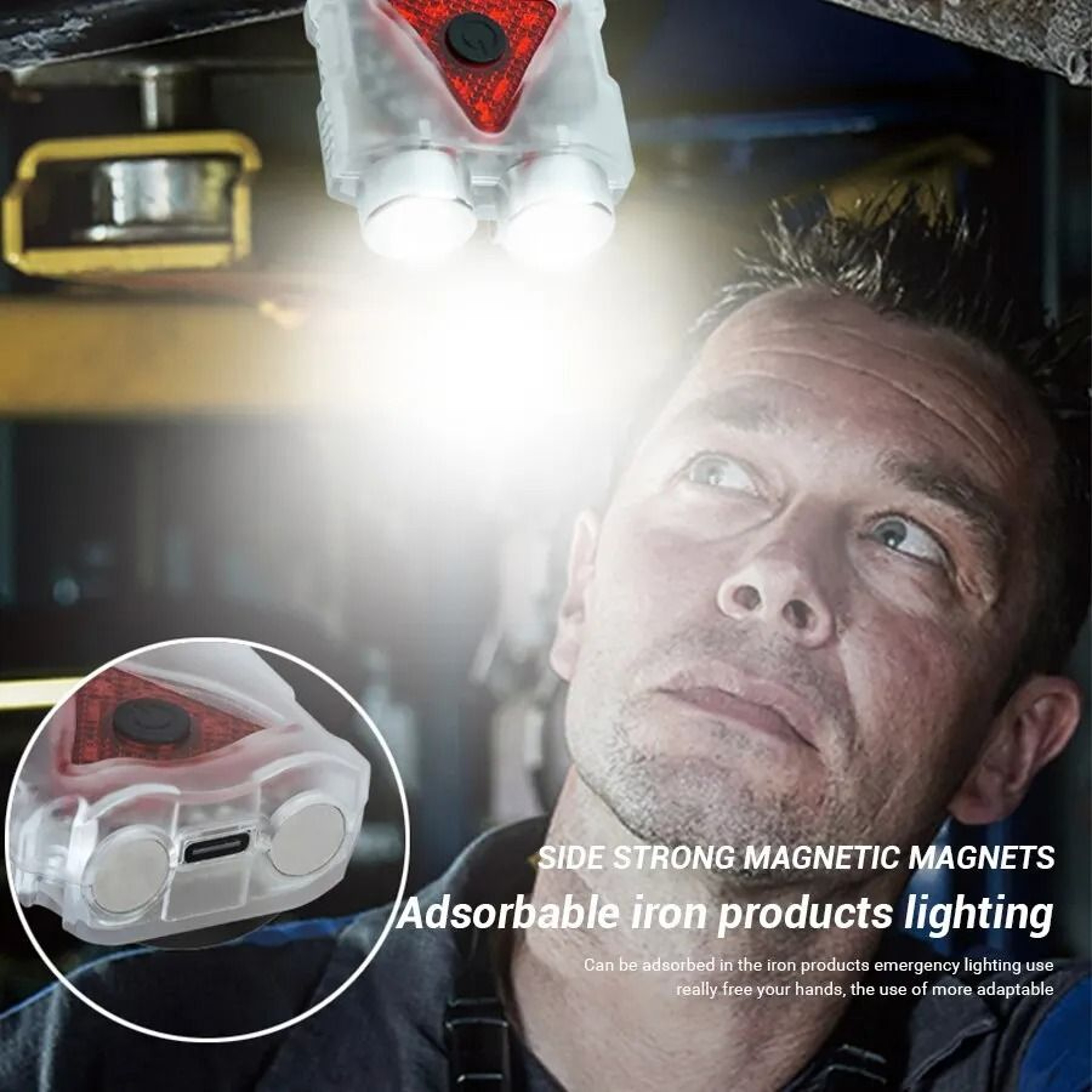 MultiFunctional Waterproof Keychain Hat Clip Headlamp 2
