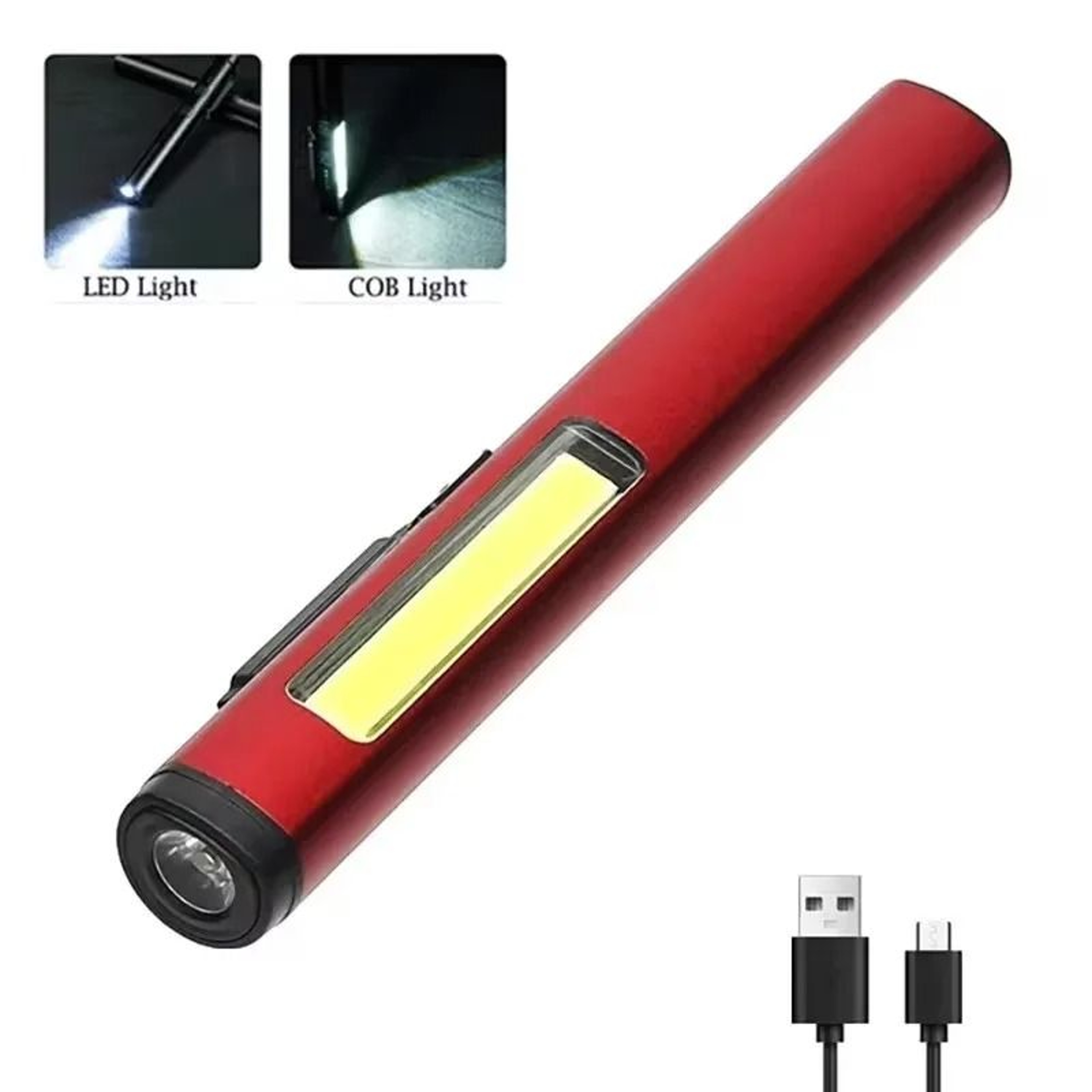 MultiFunctional 365nm UV And Tactical Pen Clip Work Flashlight 6