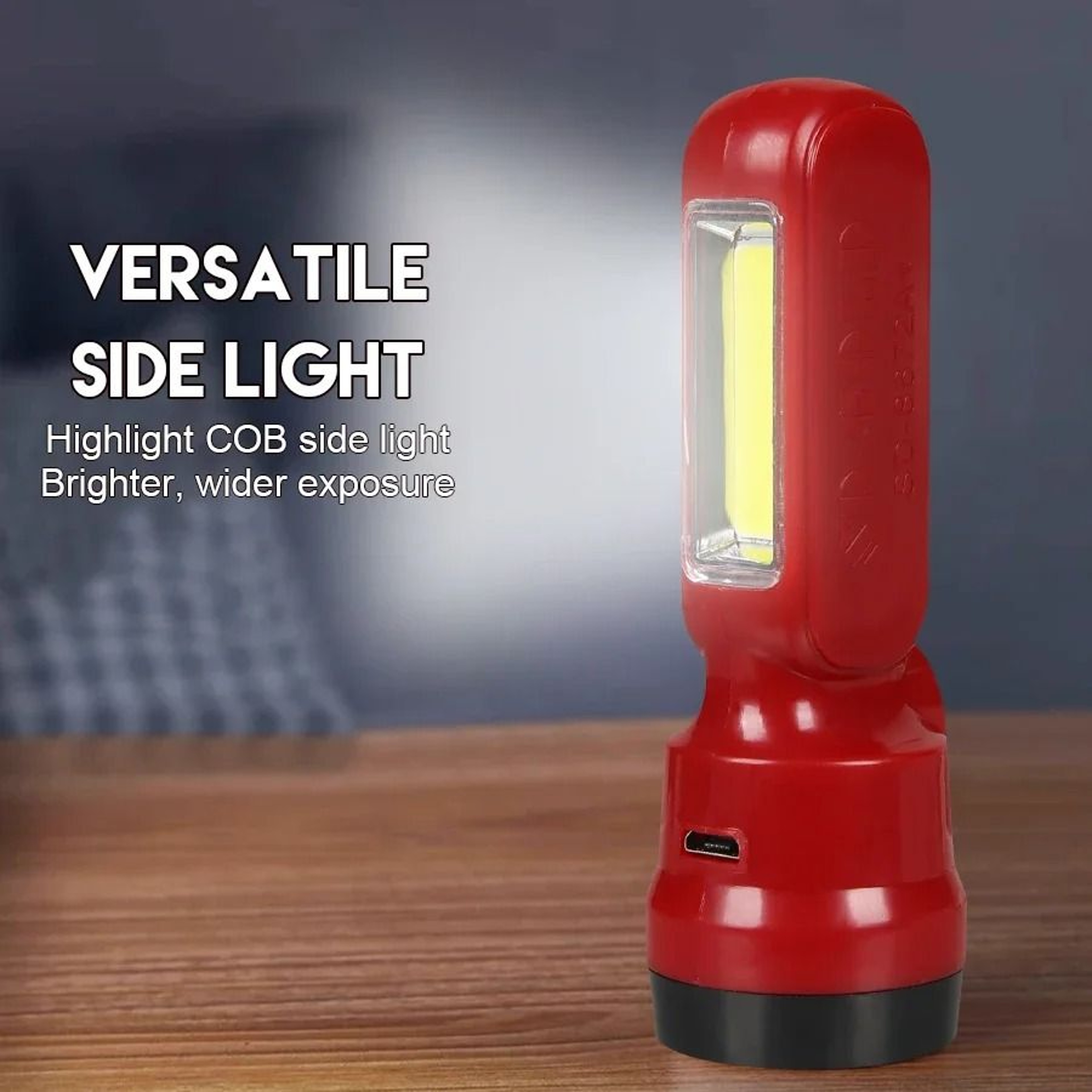 Mini Kids EyeFriendly Rechargeable COBXPE EDC Flashlight 2