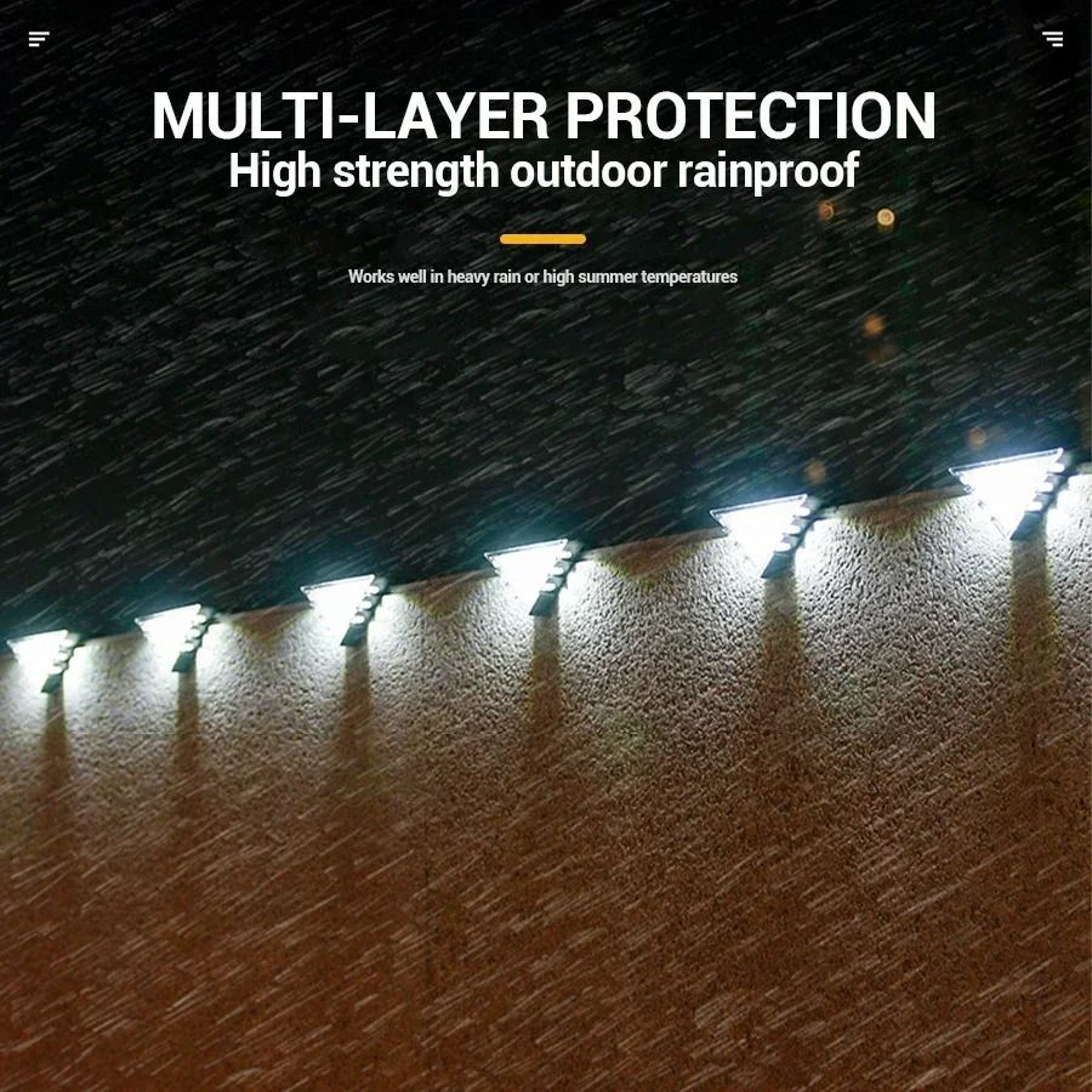 Outdoor Weatherproof Solar Stair And Accent Step Light 4