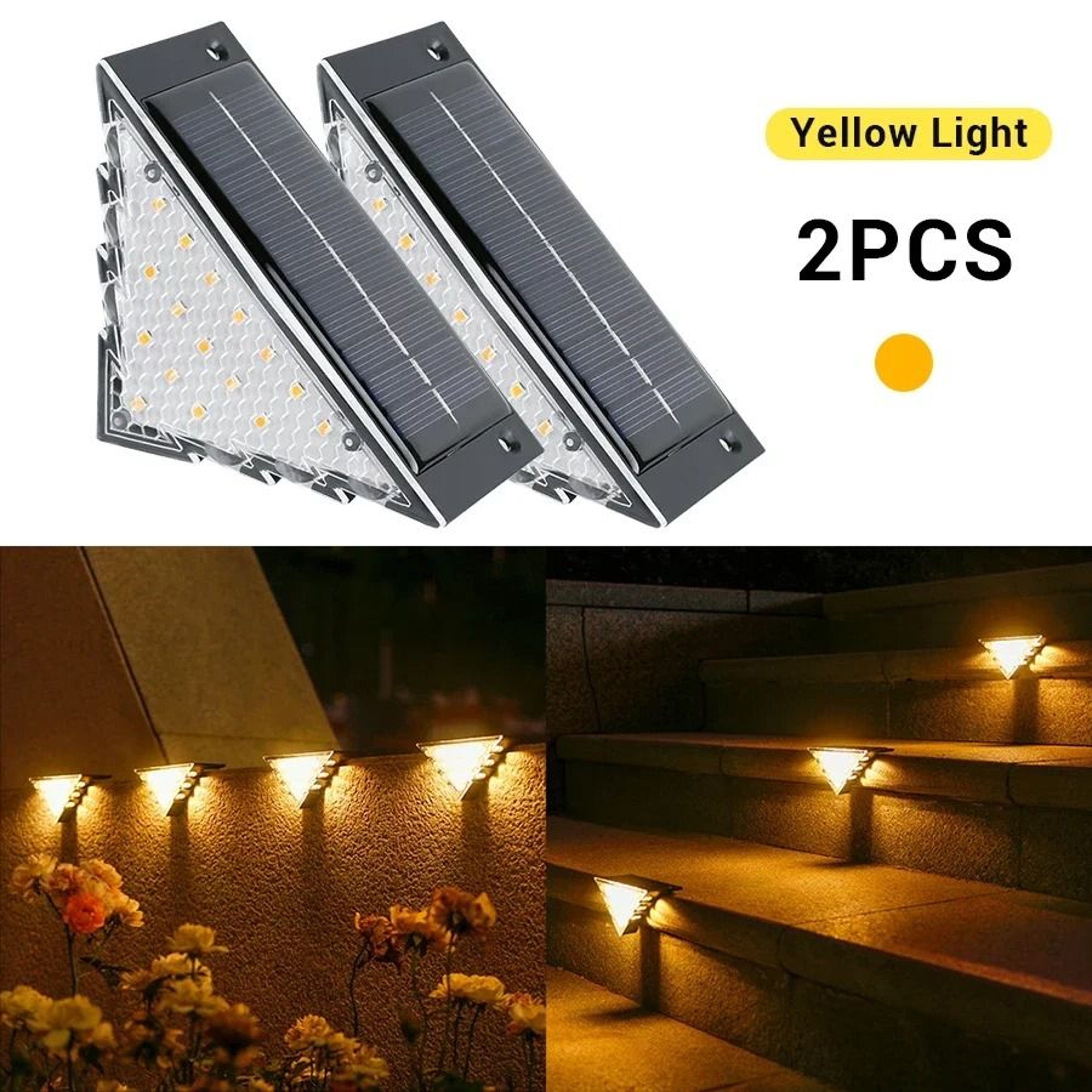 Outdoor Weatherproof Solar Stair And Accent Step Light 9