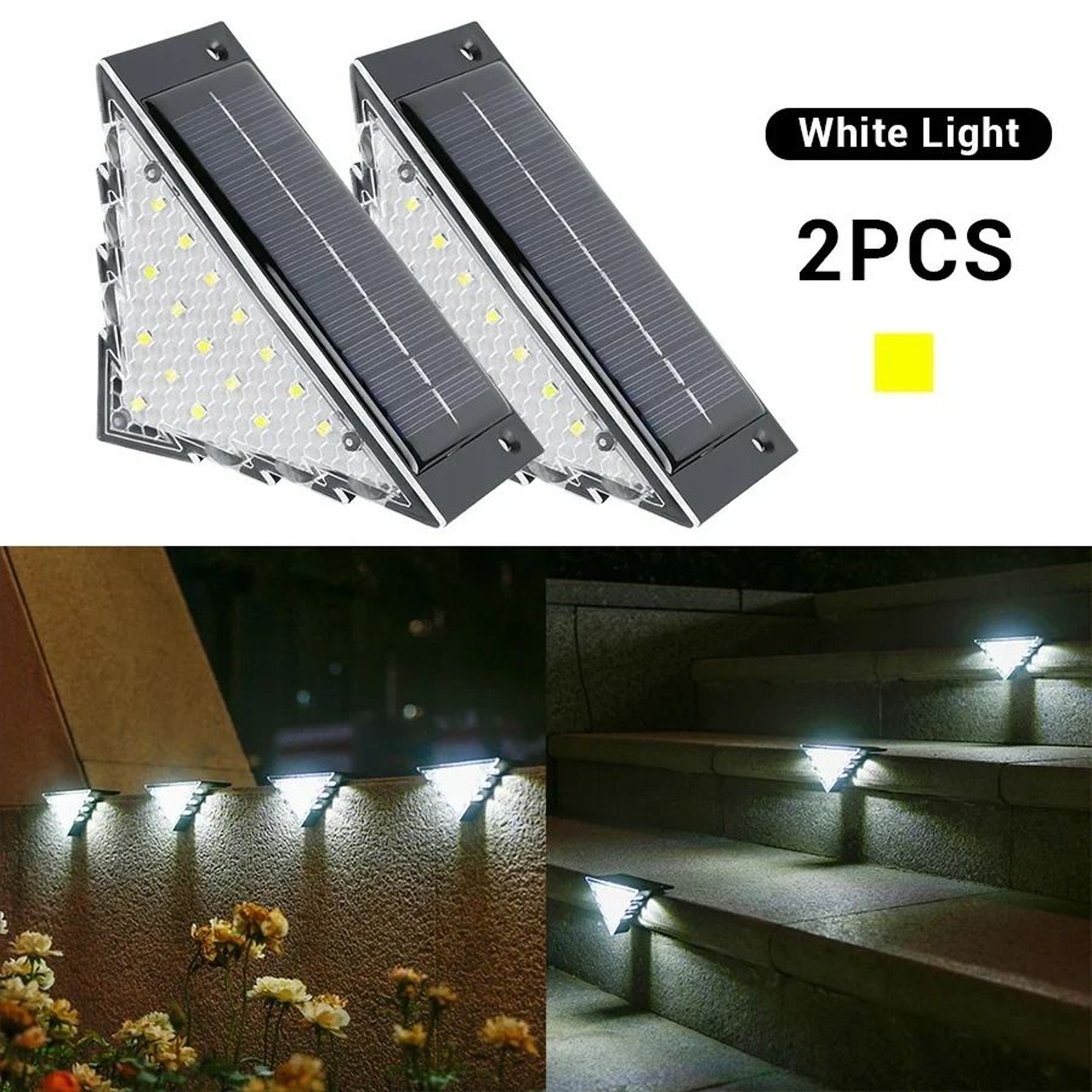 Outdoor Weatherproof Solar Stair And Accent Step Light 7