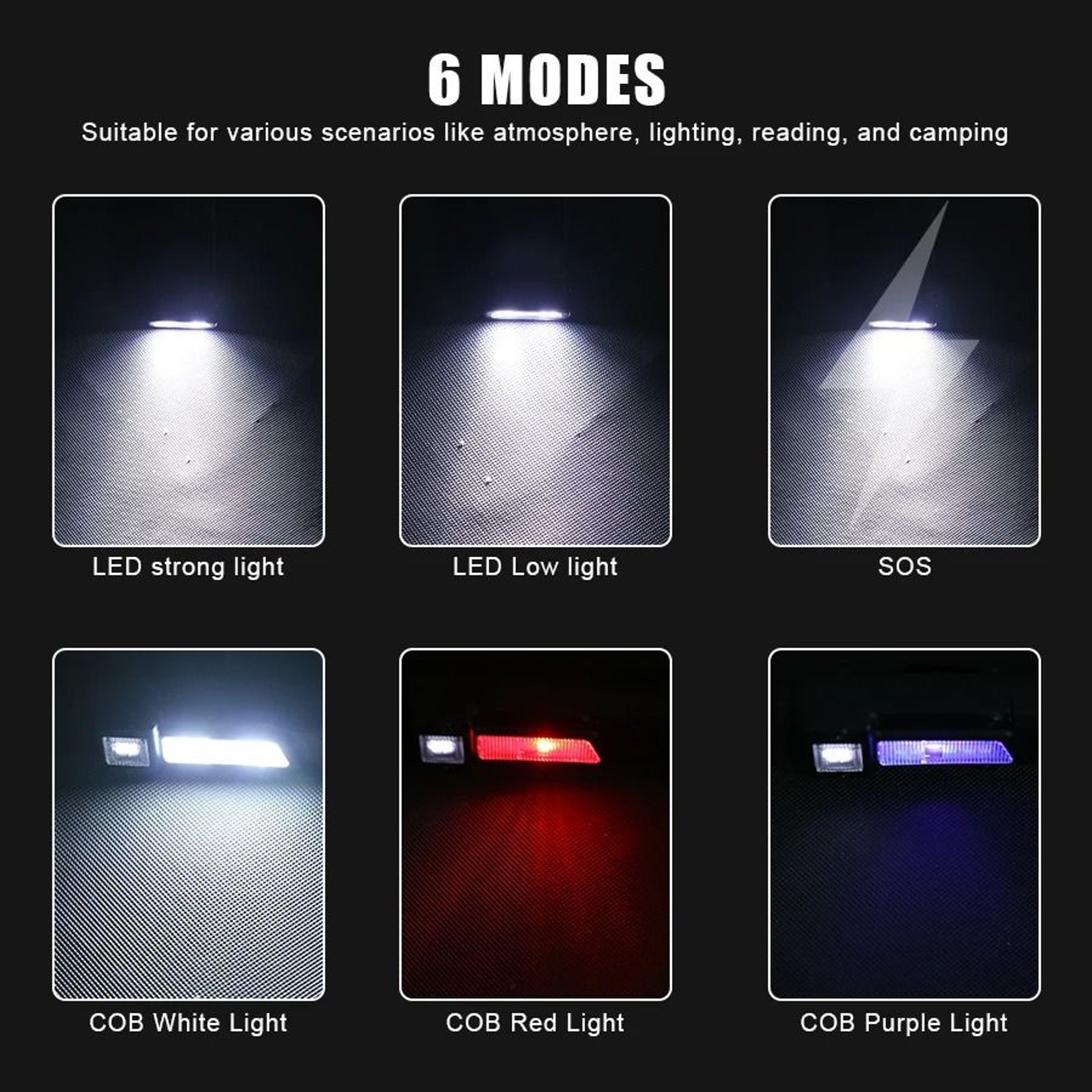 EDC Tactical Rechargeable DualSwitch LED Flashlight With Digital Display 3