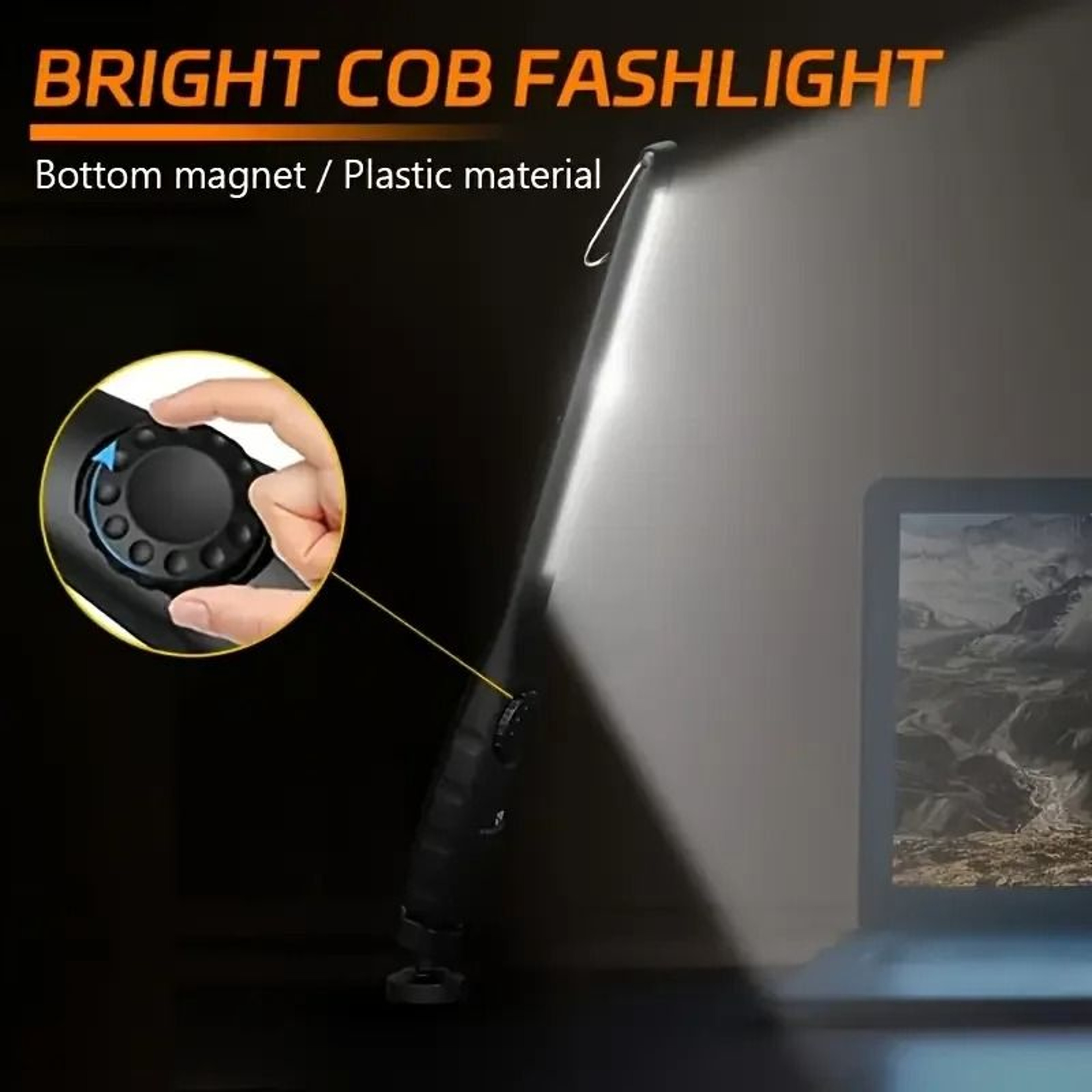 700LM Rechargeable COB LED MultiAxis Work Light 3