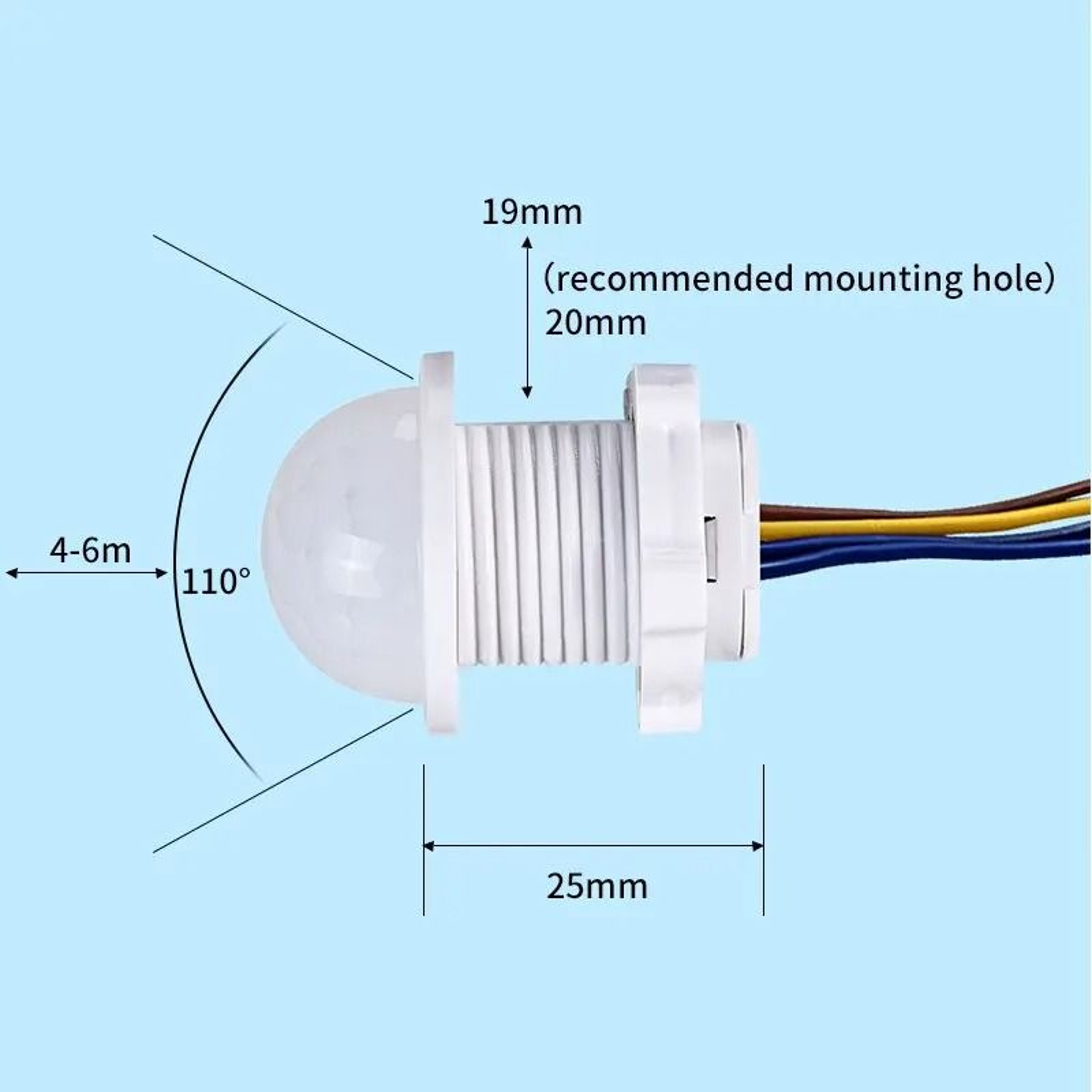 2Pack Smart PIR Infrared Body Motion Sensor Switches 4