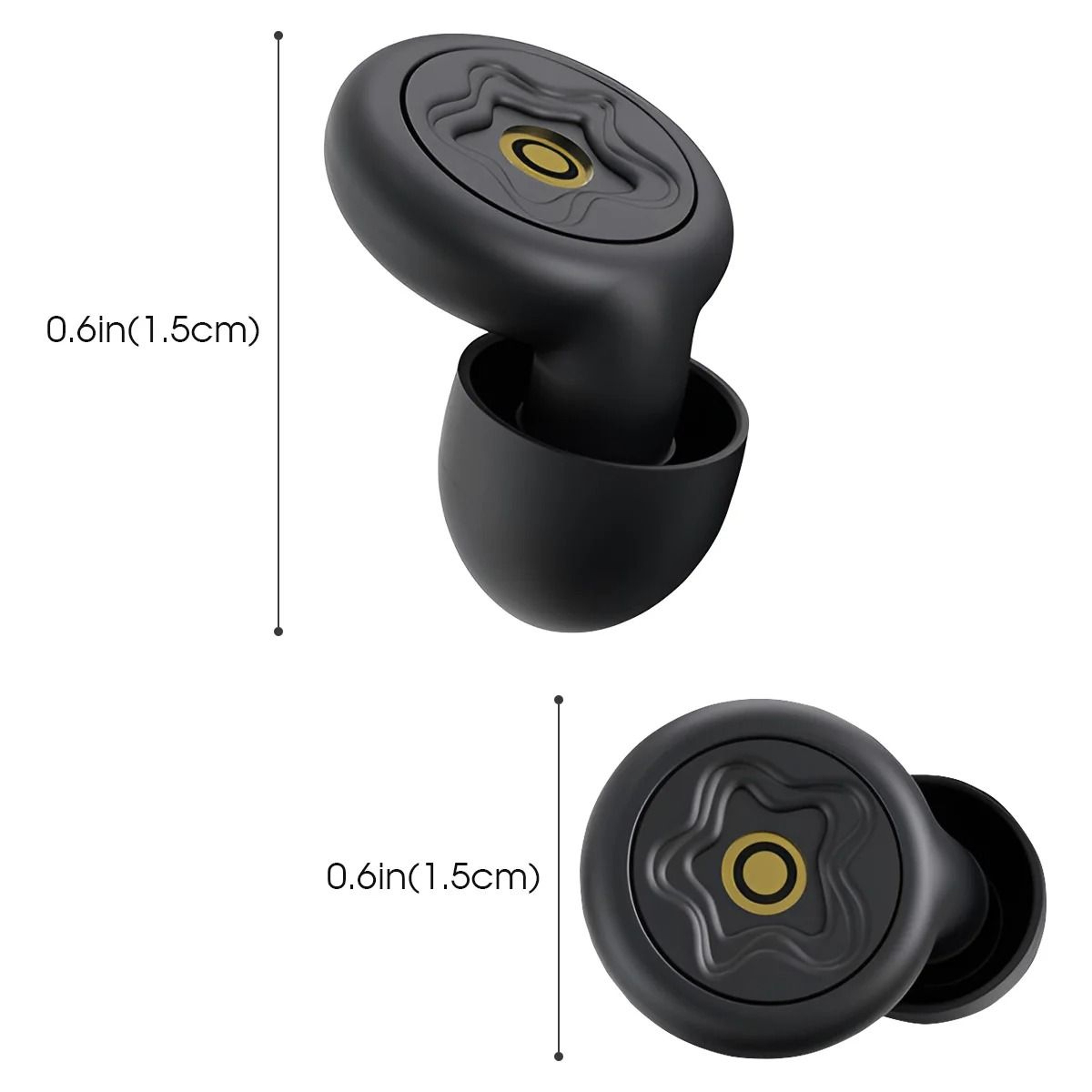 Soft Reusable Silicone Noise Reduction Earplugs Set 3