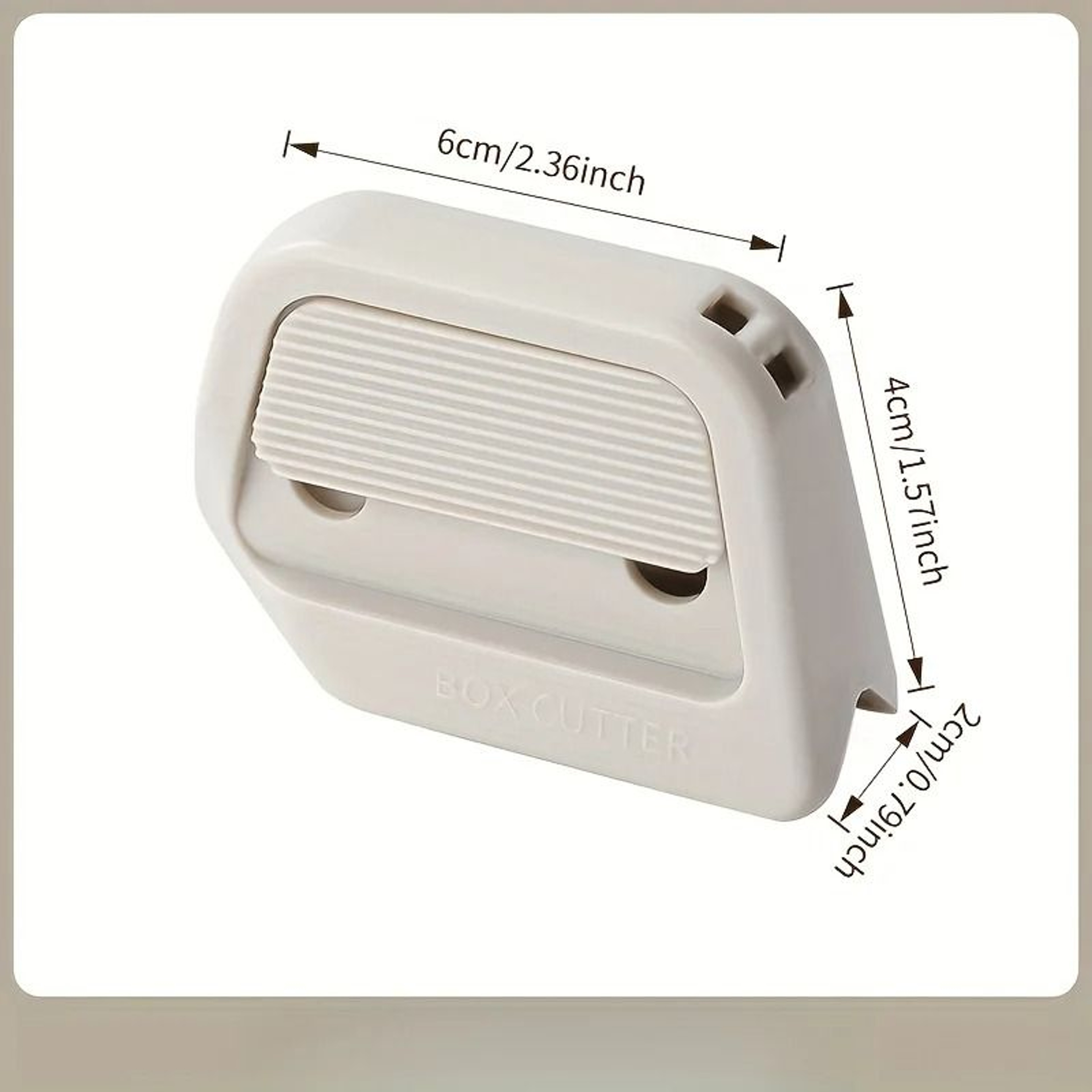 Automatic Retractable Mini Ceramic Safety Box Cutter With Magnetic Dock 3