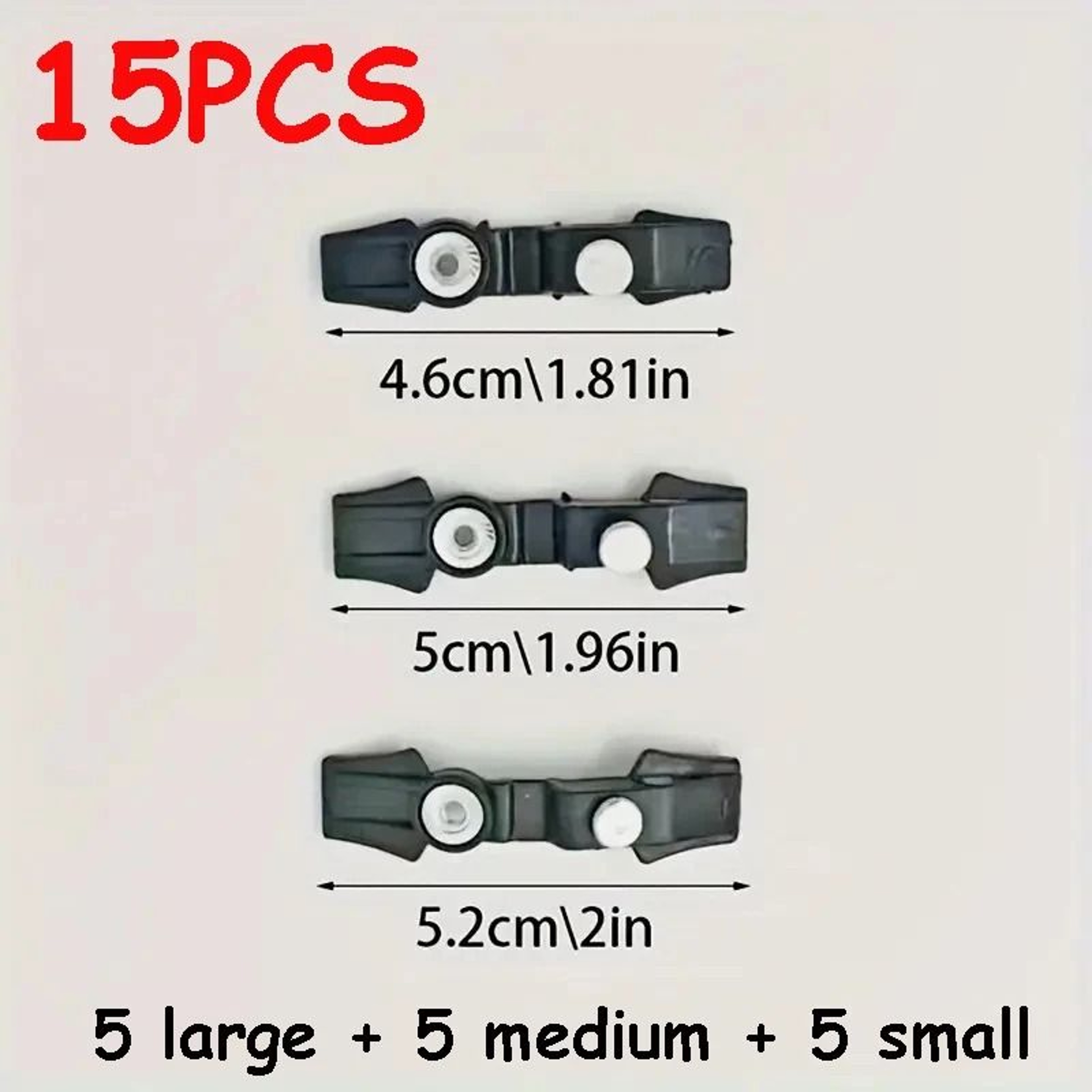 Universal Detachable Instant Zipper Slider Replacement Pull Tab Kit 9